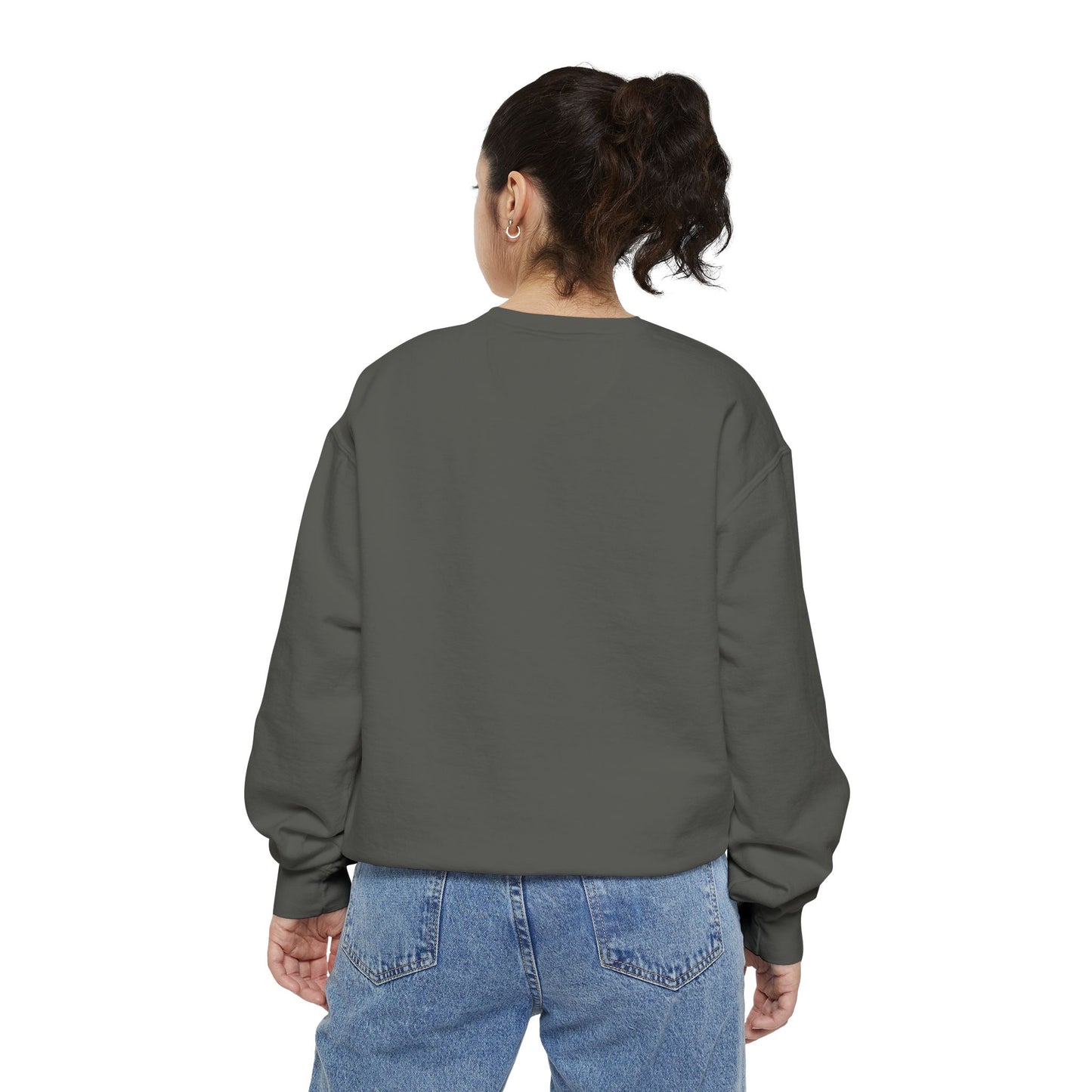 Girls Will Be Girls Rabbit Witch Circle – Garment-Dyed Bunny Sweatshirt | Halloween & Fall Collection