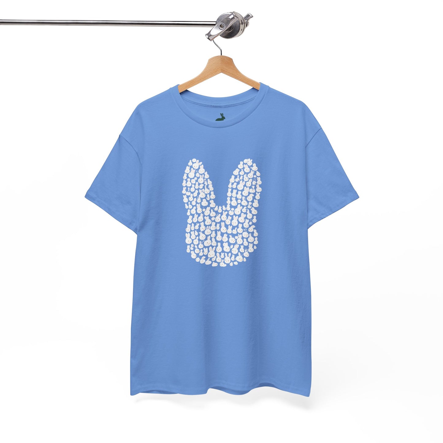 “Bun Within a Bun” Rabbit Head Shirt – Cuniculture Club Original - Cute Bunny Graphic Tee - Unisex Heavy Cotton T-Shirt