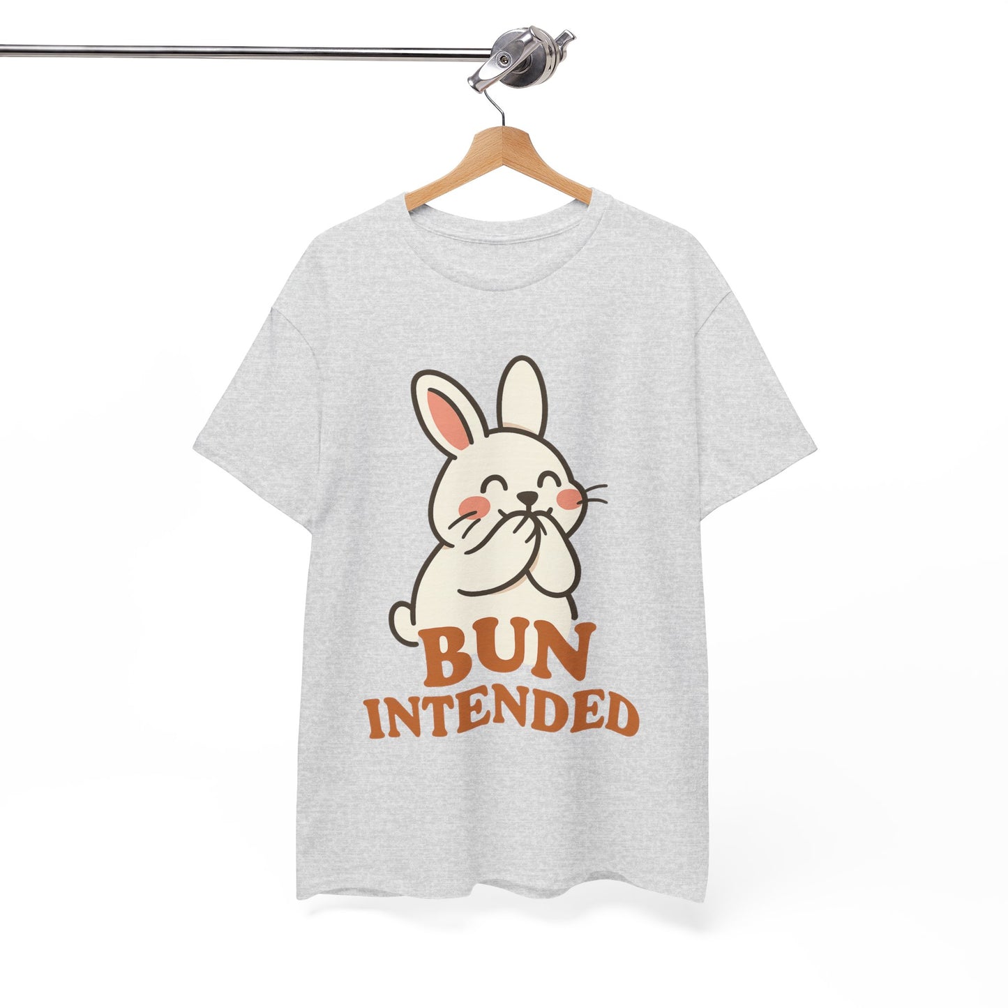 Cute Bunny Graphic Tee - Unisex Heavy Cotton Tee, Animal Lover Shirt, Easter Gift, Funny T-Shirt, Spring Fashion