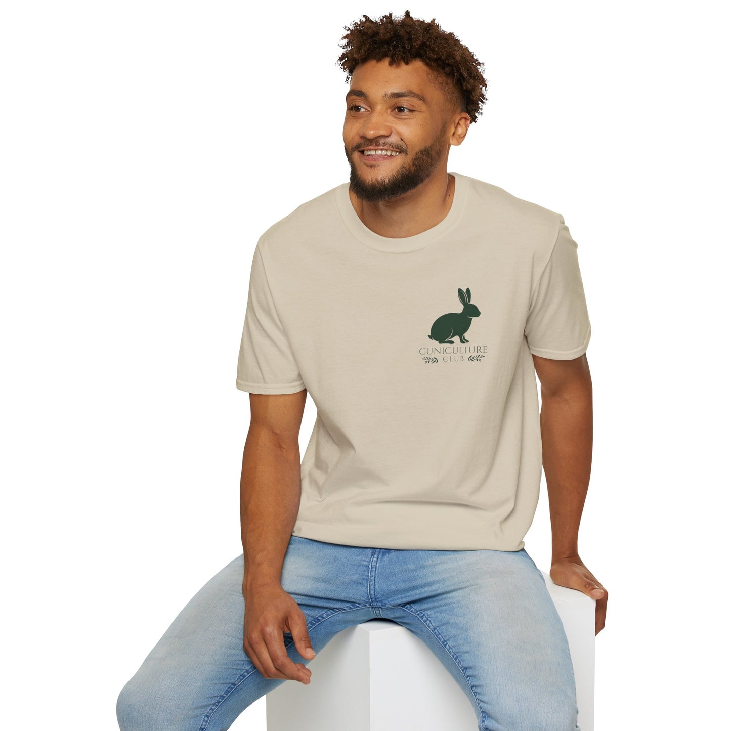 Cuniculture Club Classic Mini Logo Tee – CC Merch Collection Essential - Unisex Softstyle T-Shirt