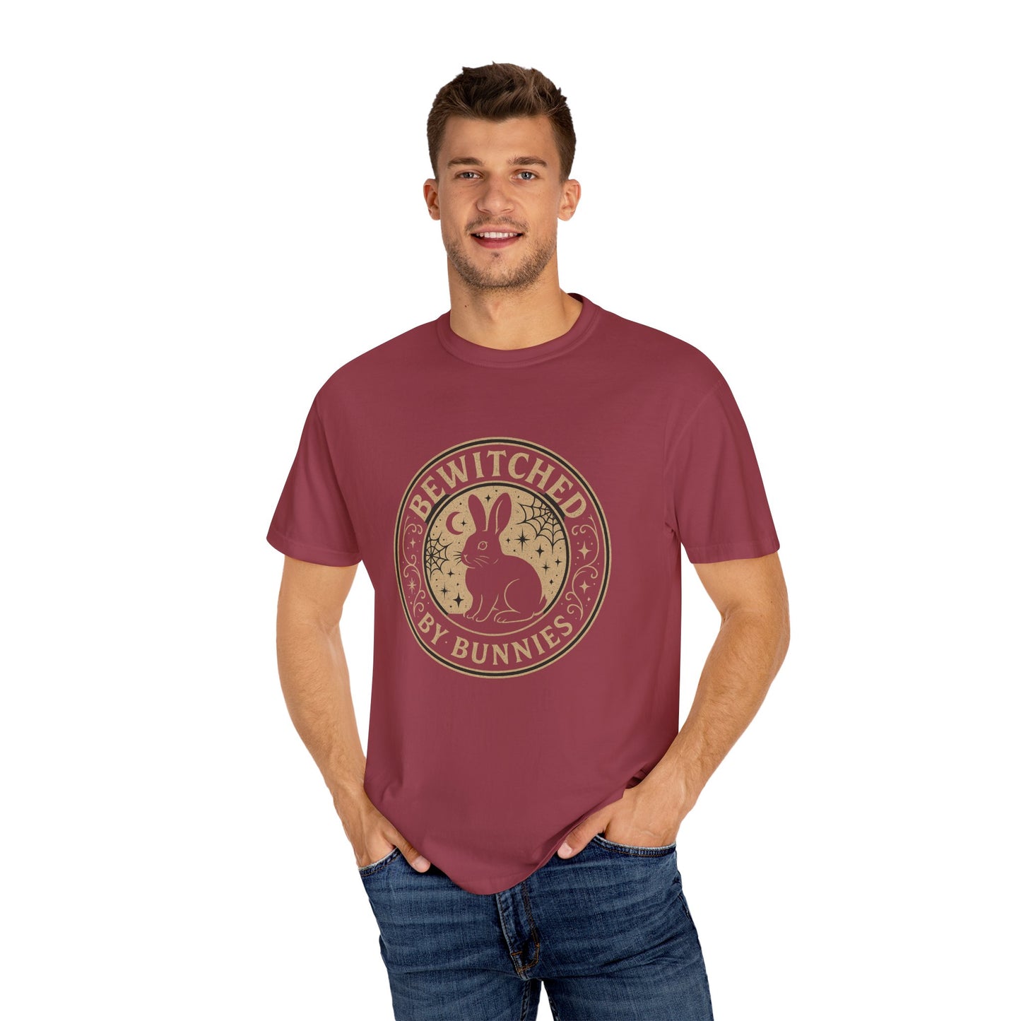 Bewitched by Bunnies Unisex T-shirt | Rabbit Enthusiast Tee - Halloween & Fall Collection