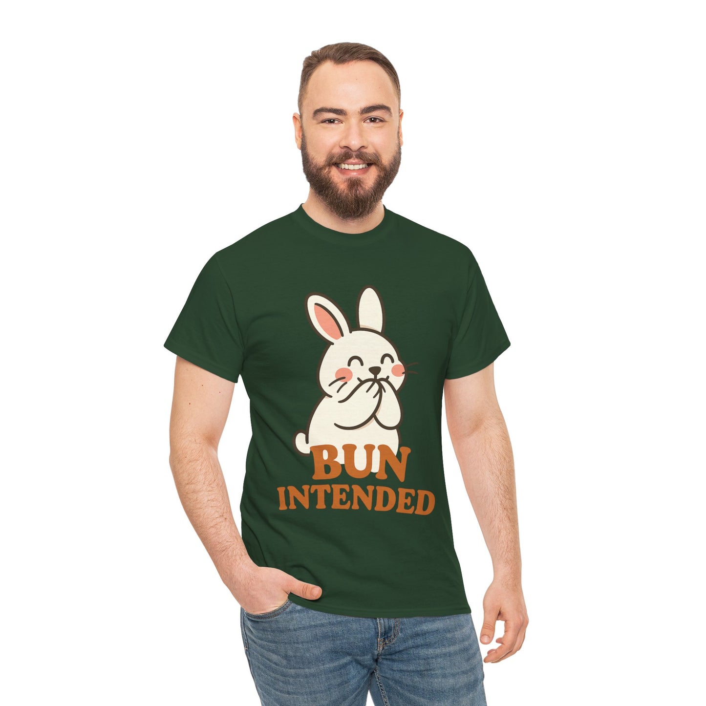 Cute Bunny Graphic Tee - Unisex Heavy Cotton Tee, Animal Lover Shirt, Easter Gift, Funny T-Shirt, Spring Fashion
