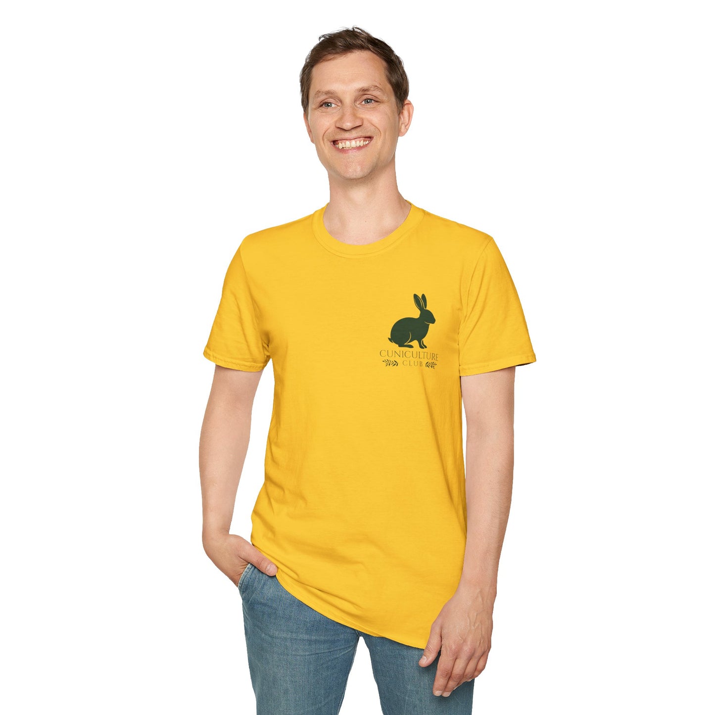 Cuniculture Club Classic Mini Logo Tee – CC Merch Collection Essential - Unisex Softstyle T-Shirt