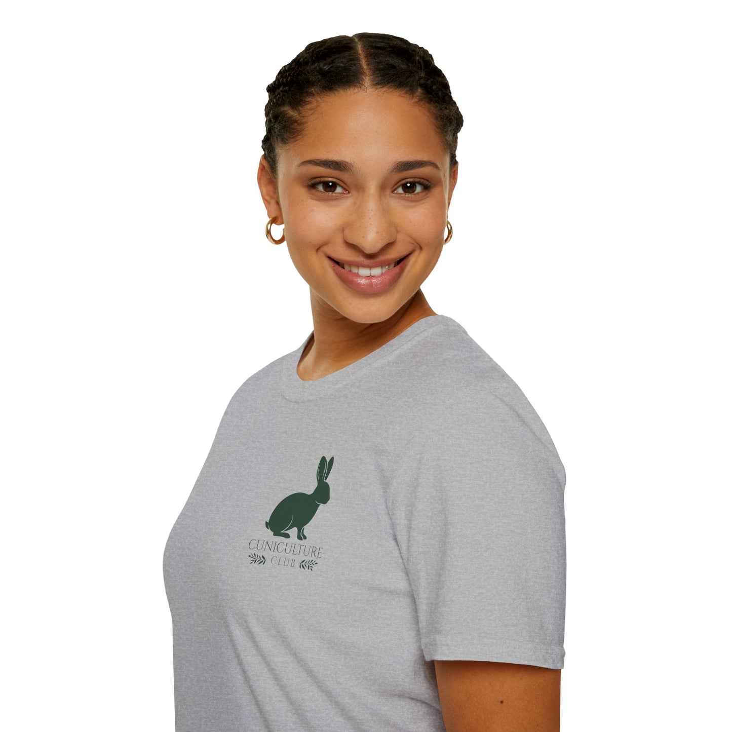 Cuniculture Club Classic Mini Logo Tee – CC Merch Collection Essential - Unisex Softstyle T-Shirt