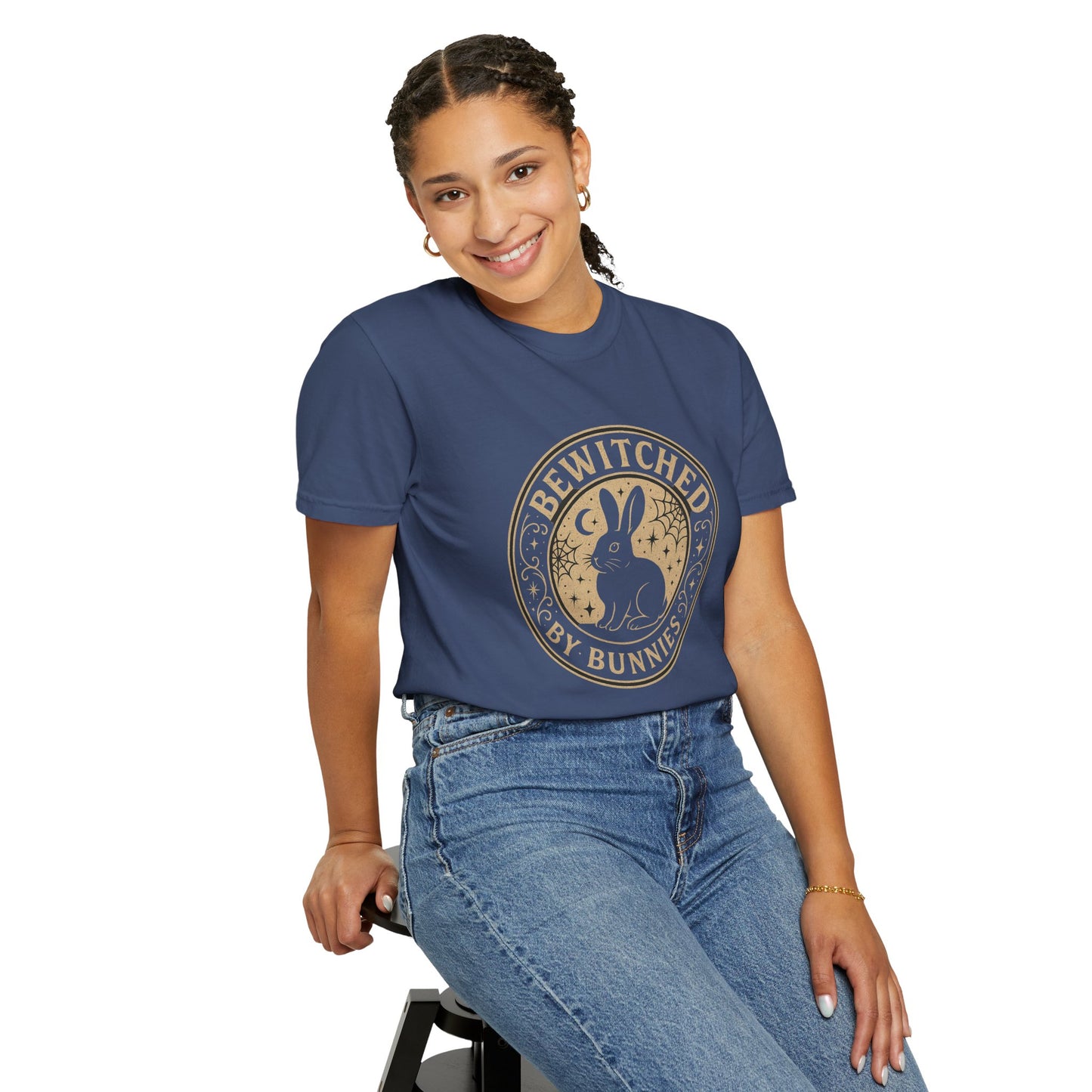 Bewitched by Bunnies Unisex T-shirt | Rabbit Enthusiast Tee - Halloween & Fall Collection