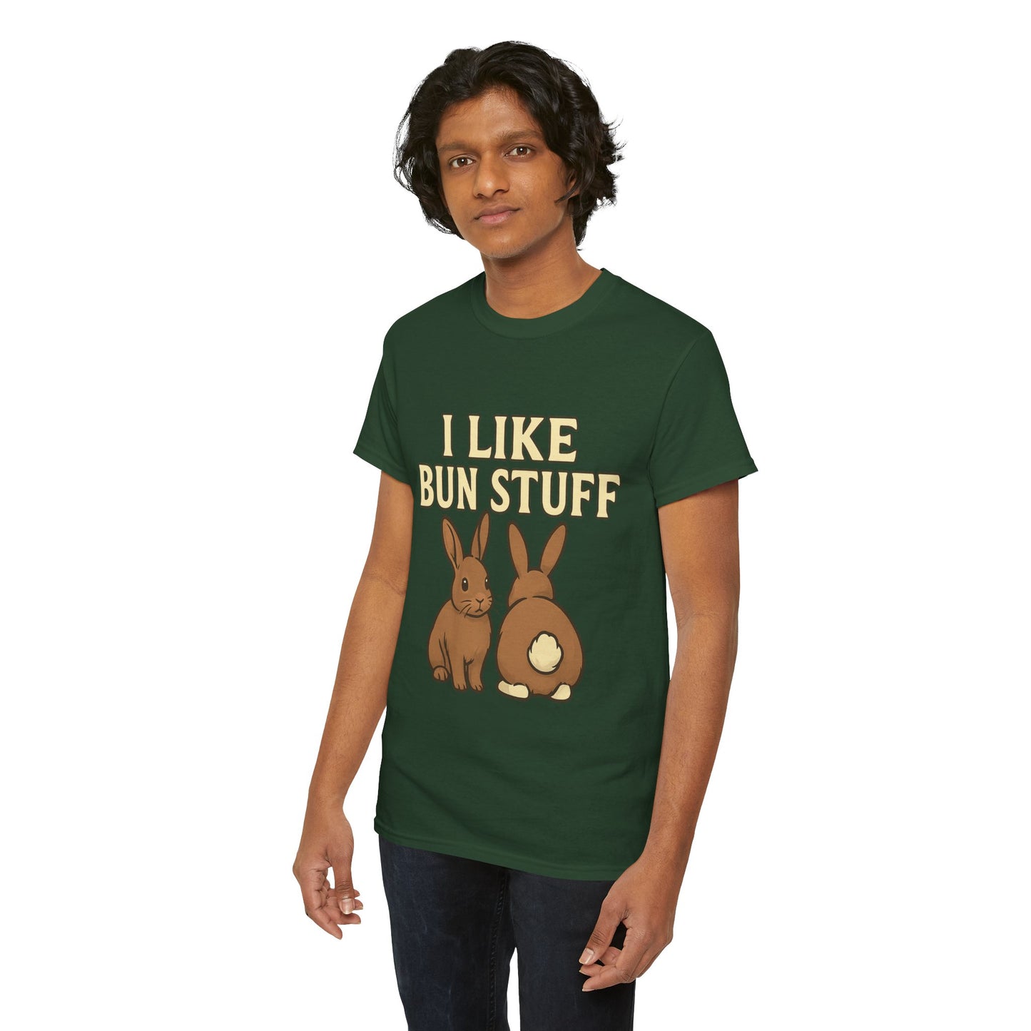 I Like Bun Stuff Tee - Rabbit T-Shirt - Gift for Bunny Lovers - Funny Animal Apparel - Bun Pun