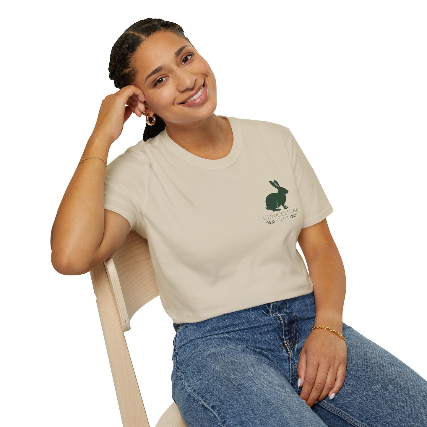 Cuniculture Club Classic Mini Logo Tee – CC Merch Collection Essential - Unisex Softstyle T-Shirt