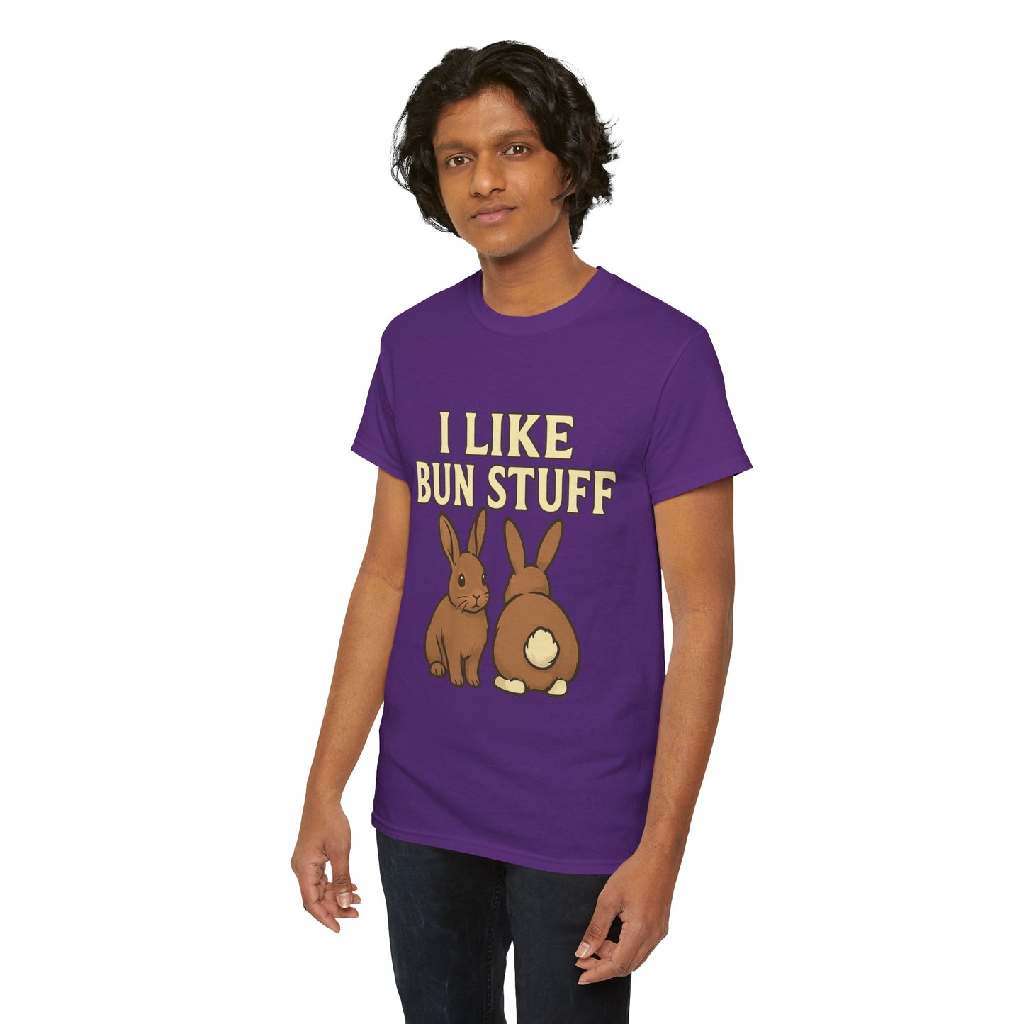 I Like Bun Stuff Tee - Rabbit T-Shirt - Gift for Bunny Lovers - Funny Animal Apparel - Bun Pun