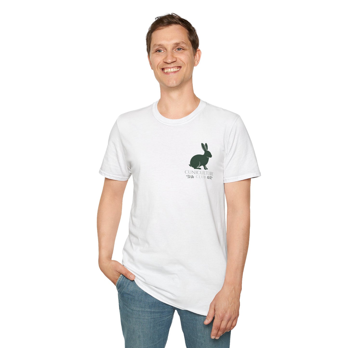Cuniculture Club Classic Mini Logo Tee – CC Merch Collection Essential - Unisex Softstyle T-Shirt