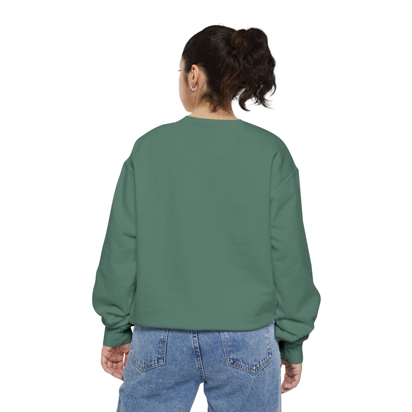 Girls Will Be Girls Rabbit Witch Circle – Garment-Dyed Bunny Sweatshirt | Halloween & Fall Collection