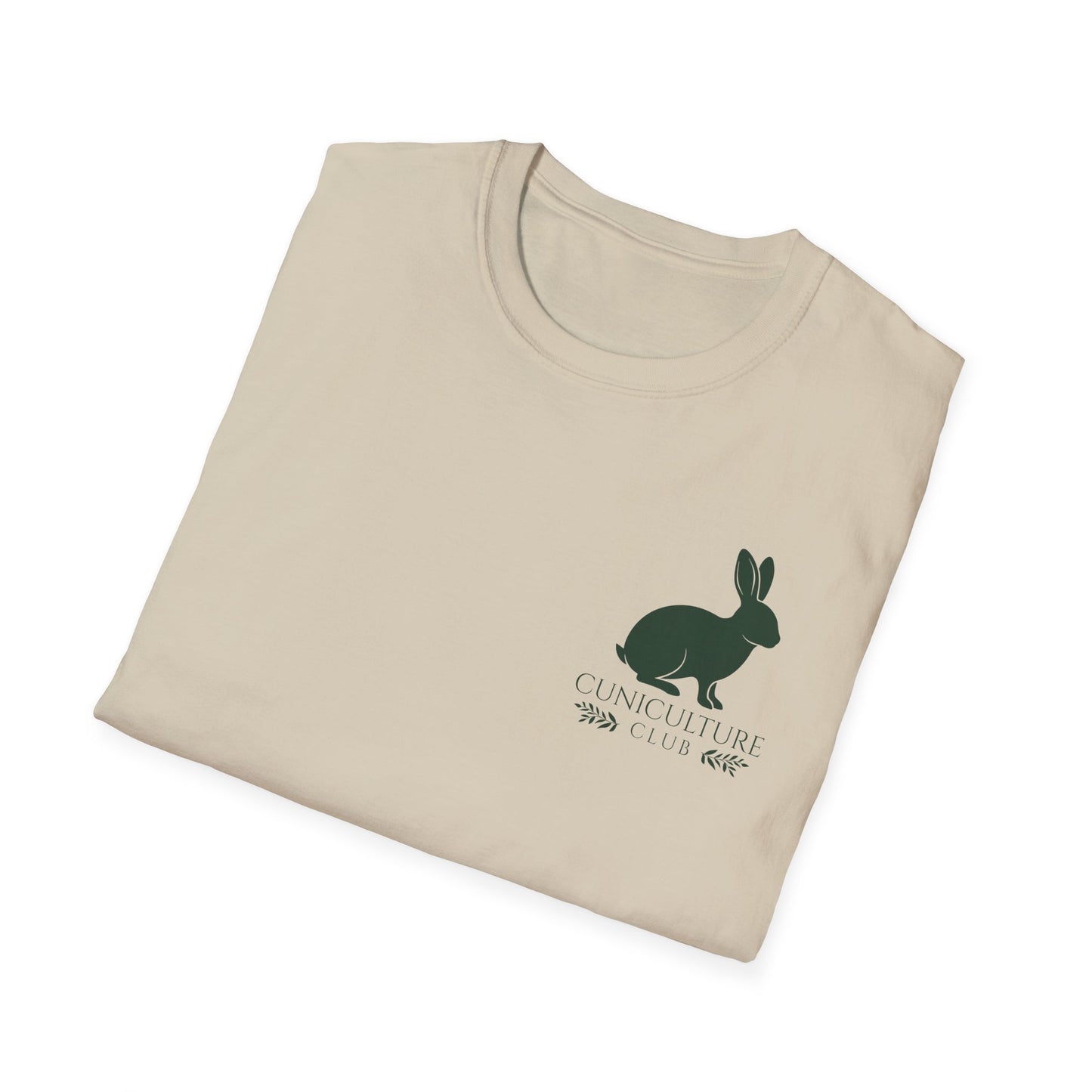 Cuniculture Club Classic Mini Logo Tee – CC Merch Collection Essential - Unisex Softstyle T-Shirt