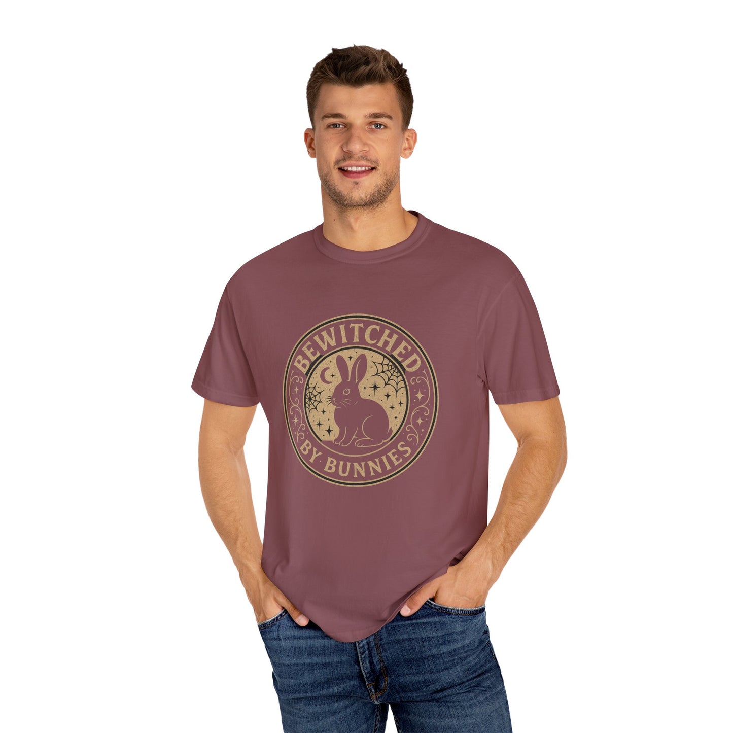 Bewitched by Bunnies Unisex T-shirt | Rabbit Enthusiast Tee - Halloween & Fall Collection