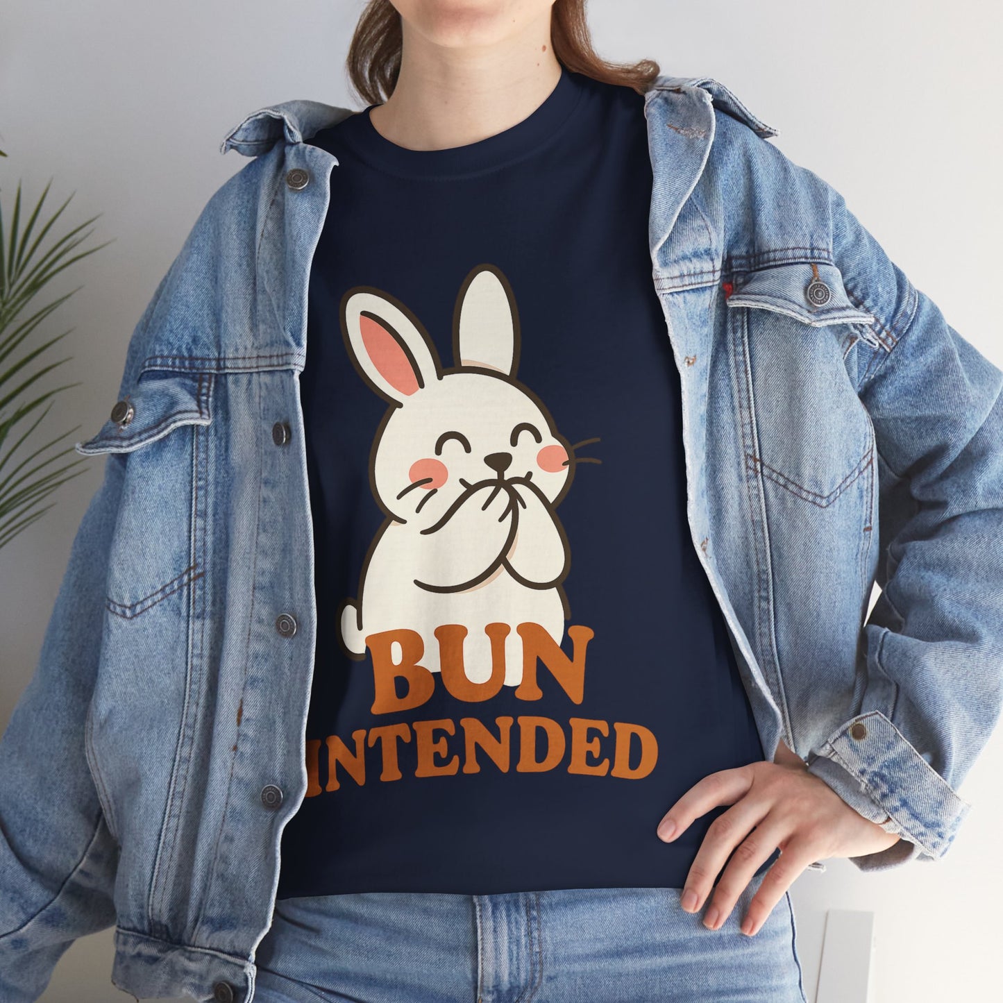 Cute Bunny Graphic Tee - Unisex Heavy Cotton Tee, Animal Lover Shirt, Easter Gift, Funny T-Shirt, Spring Fashion