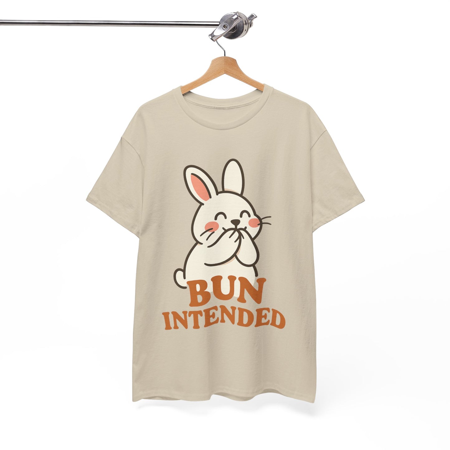 Cute Bunny Graphic Tee - Unisex Heavy Cotton Tee, Animal Lover Shirt, Easter Gift, Funny T-Shirt, Spring Fashion