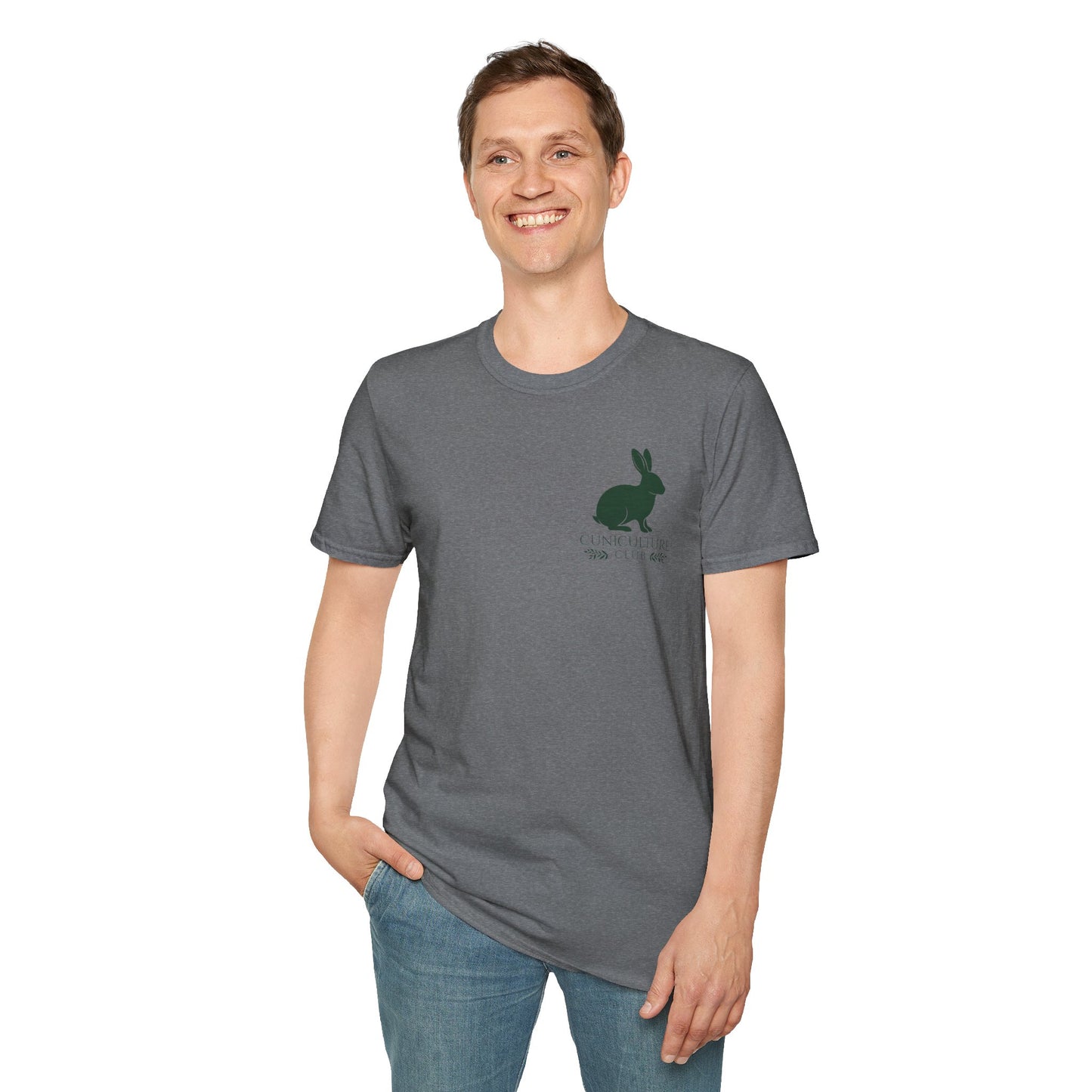 Cuniculture Club Classic Mini Logo Tee – CC Merch Collection Essential - Unisex Softstyle T-Shirt