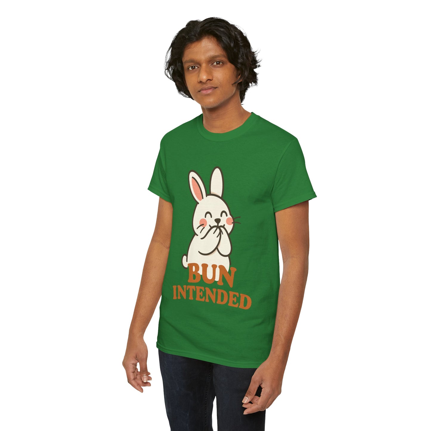 Cute Bunny Graphic Tee - Unisex Heavy Cotton Tee, Animal Lover Shirt, Easter Gift, Funny T-Shirt, Spring Fashion