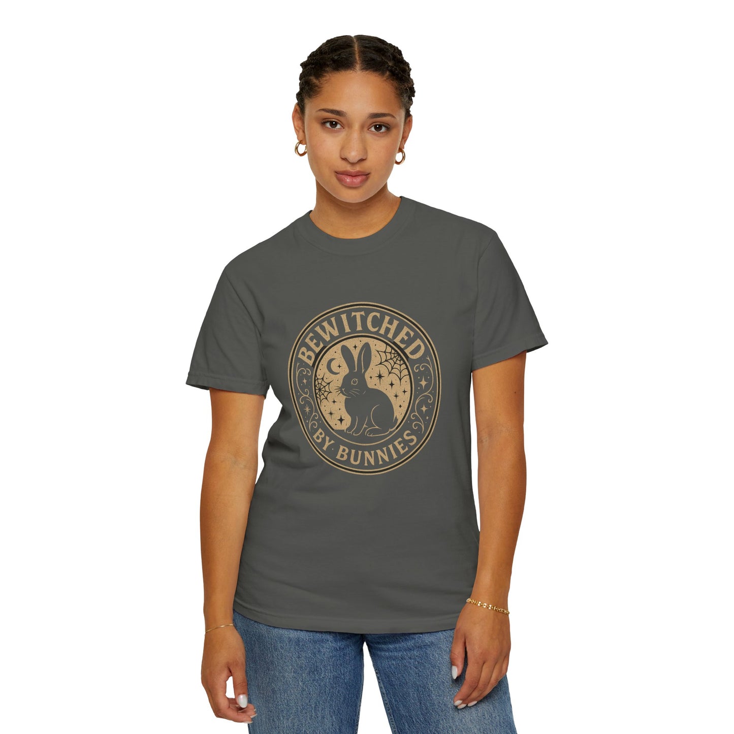 Bewitched by Bunnies Unisex T-shirt | Rabbit Enthusiast Tee - Halloween & Fall Collection