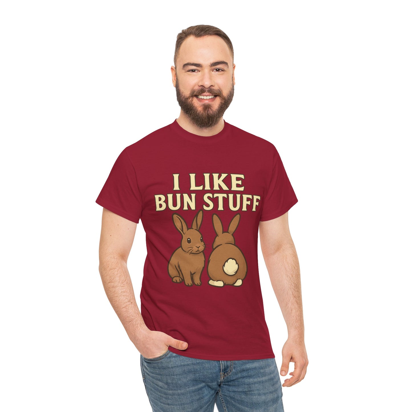 I Like Bun Stuff Tee - Rabbit T-Shirt - Gift for Bunny Lovers - Funny Animal Apparel - Bun Pun