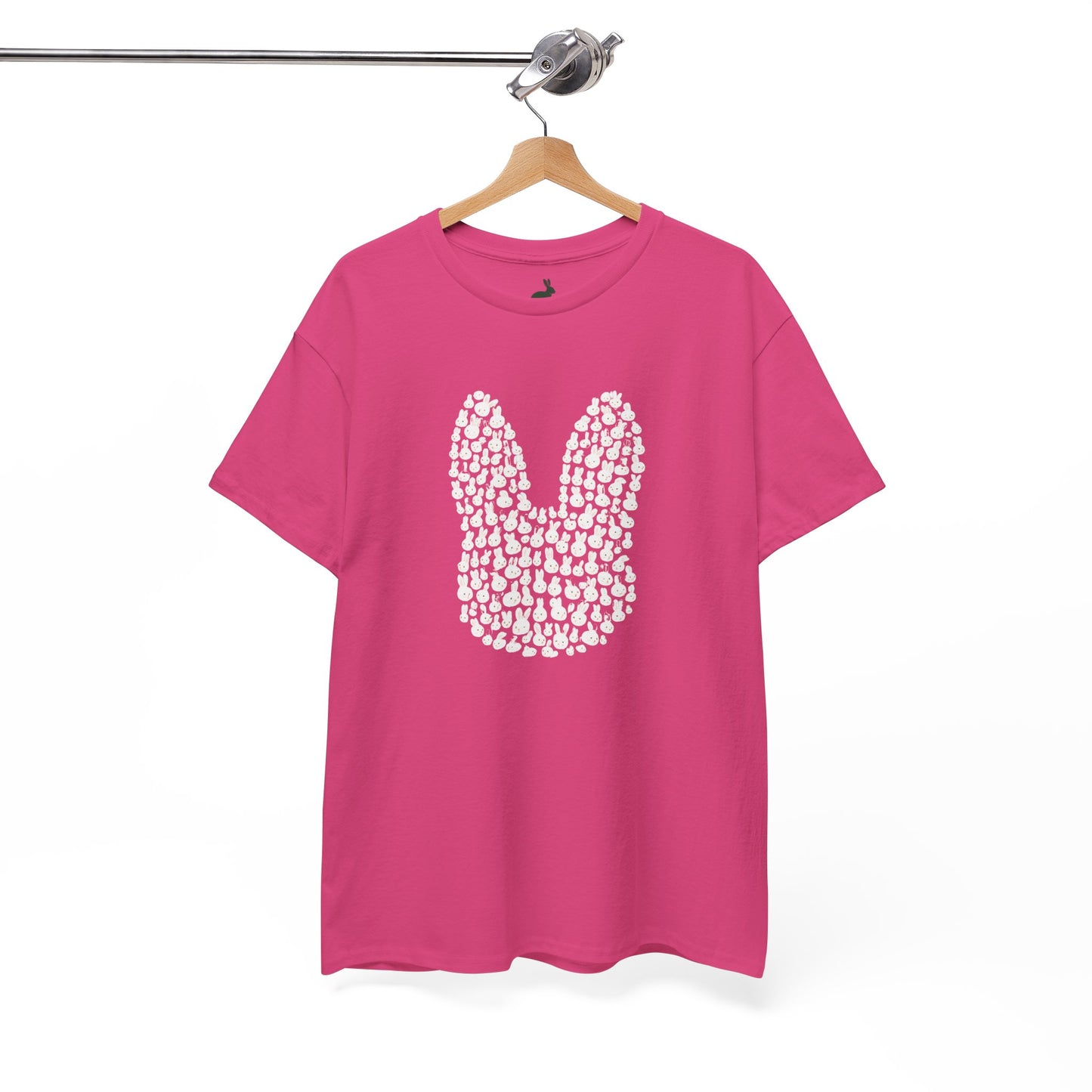 “Bun Within a Bun” Rabbit Head Shirt – Cuniculture Club Original - Cute Bunny Graphic Tee - Unisex Heavy Cotton T-Shirt