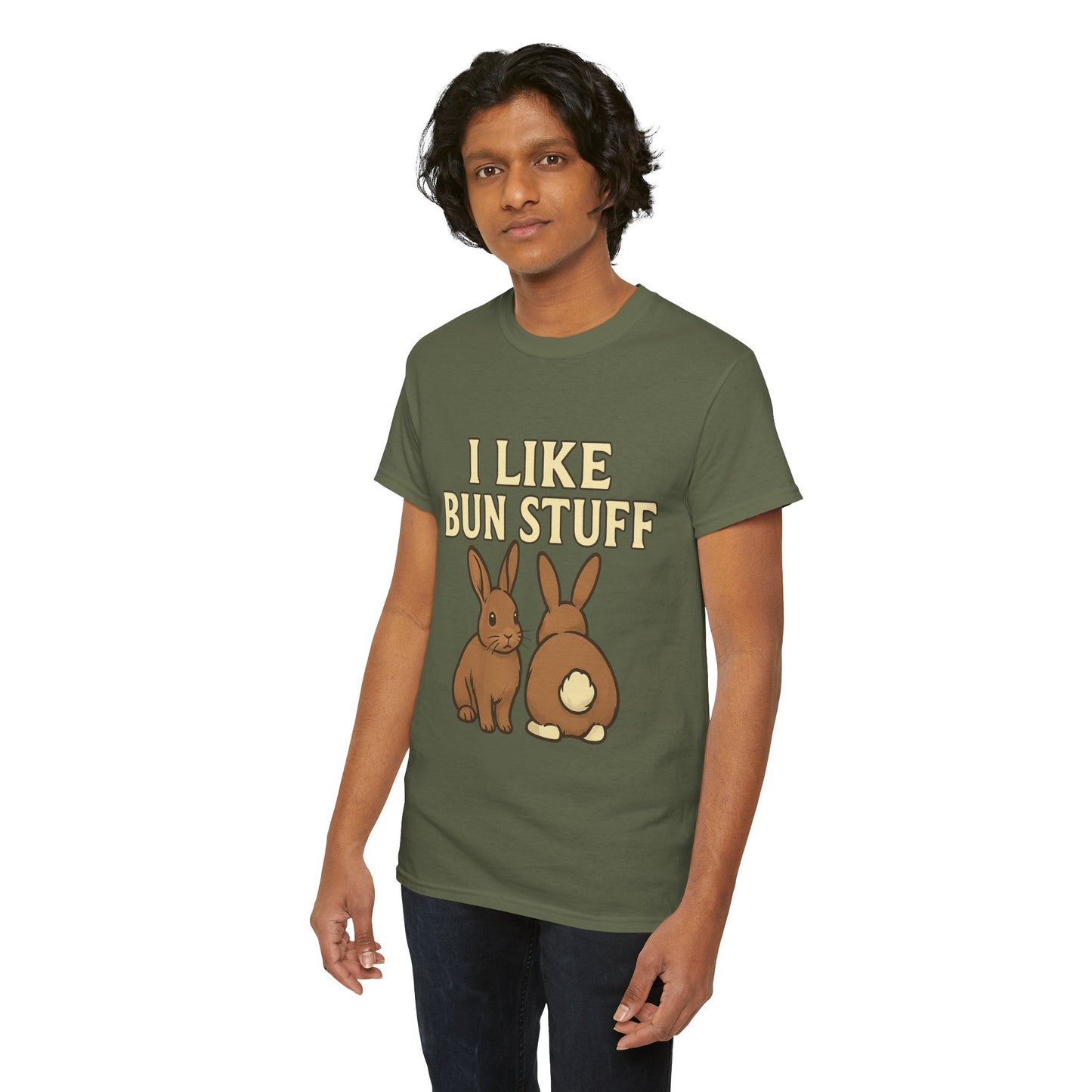 I Like Bun Stuff Tee - Rabbit T-Shirt - Gift for Bunny Lovers - Funny Animal Apparel - Bun Pun