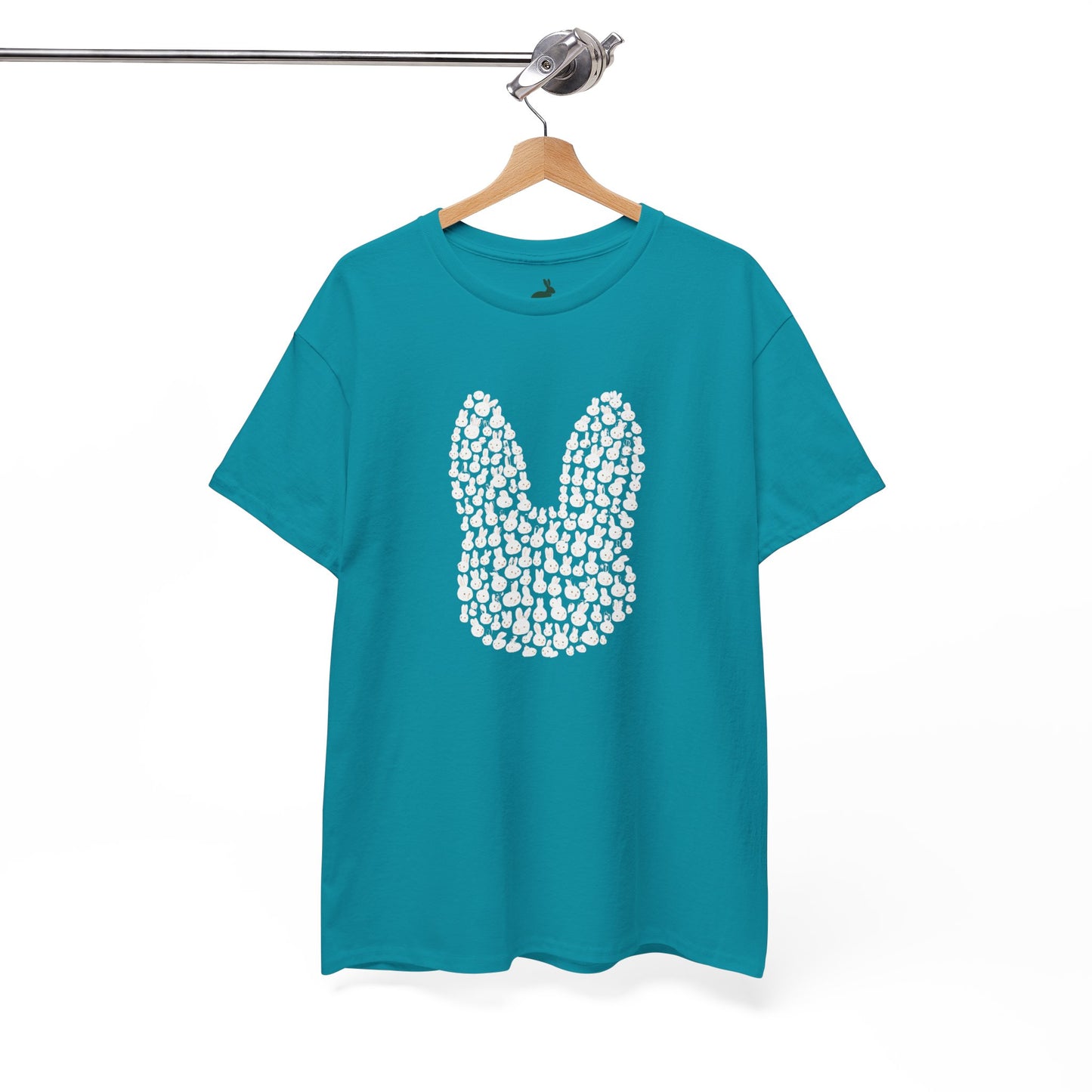 “Bun Within a Bun” Rabbit Head Shirt – Cuniculture Club Original - Cute Bunny Graphic Tee - Unisex Heavy Cotton T-Shirt