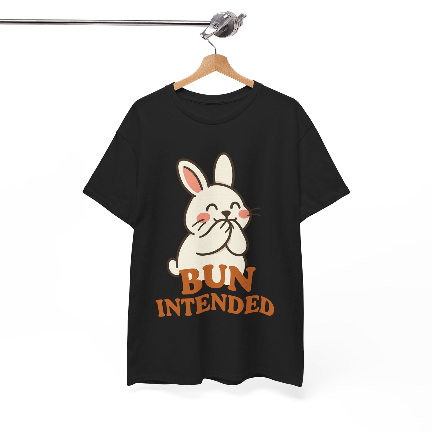 Cute Bunny Graphic Tee - Unisex Heavy Cotton Tee, Animal Lover Shirt, Easter Gift, Funny T-Shirt, Spring Fashion