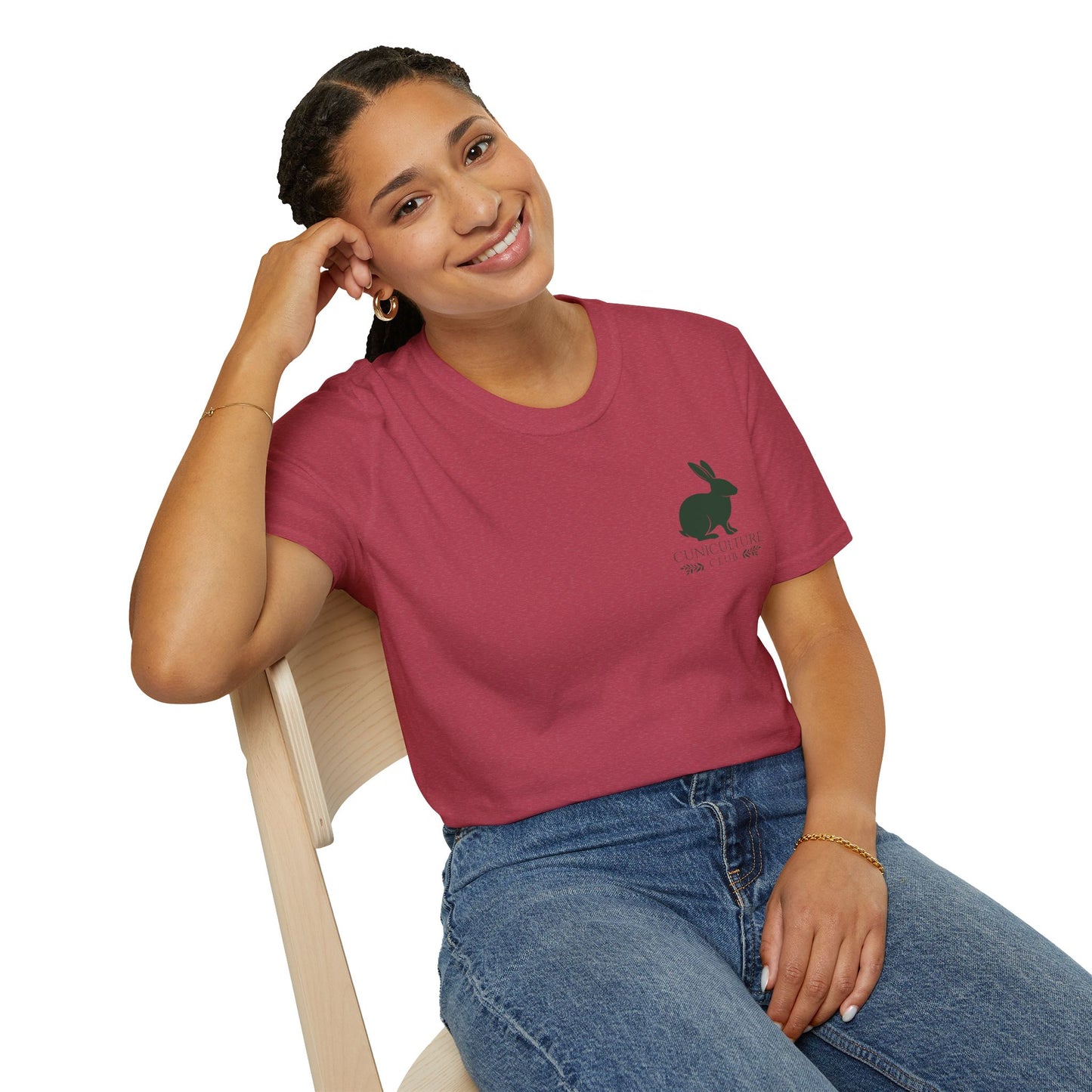 Cuniculture Club Classic Mini Logo Tee – CC Merch Collection Essential - Unisex Softstyle T-Shirt