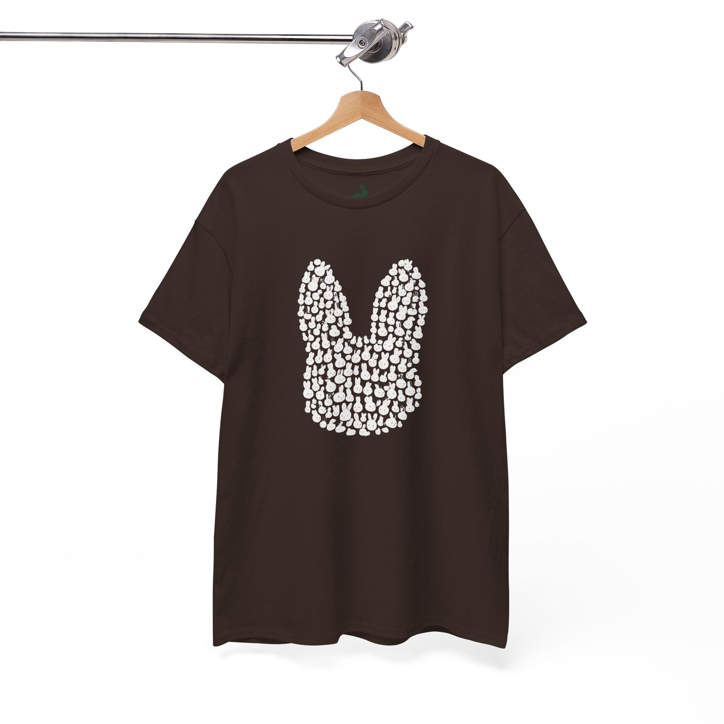 “Bun Within a Bun” Rabbit Head Shirt – Cuniculture Club Original - Cute Bunny Graphic Tee - Unisex Heavy Cotton T-Shirt
