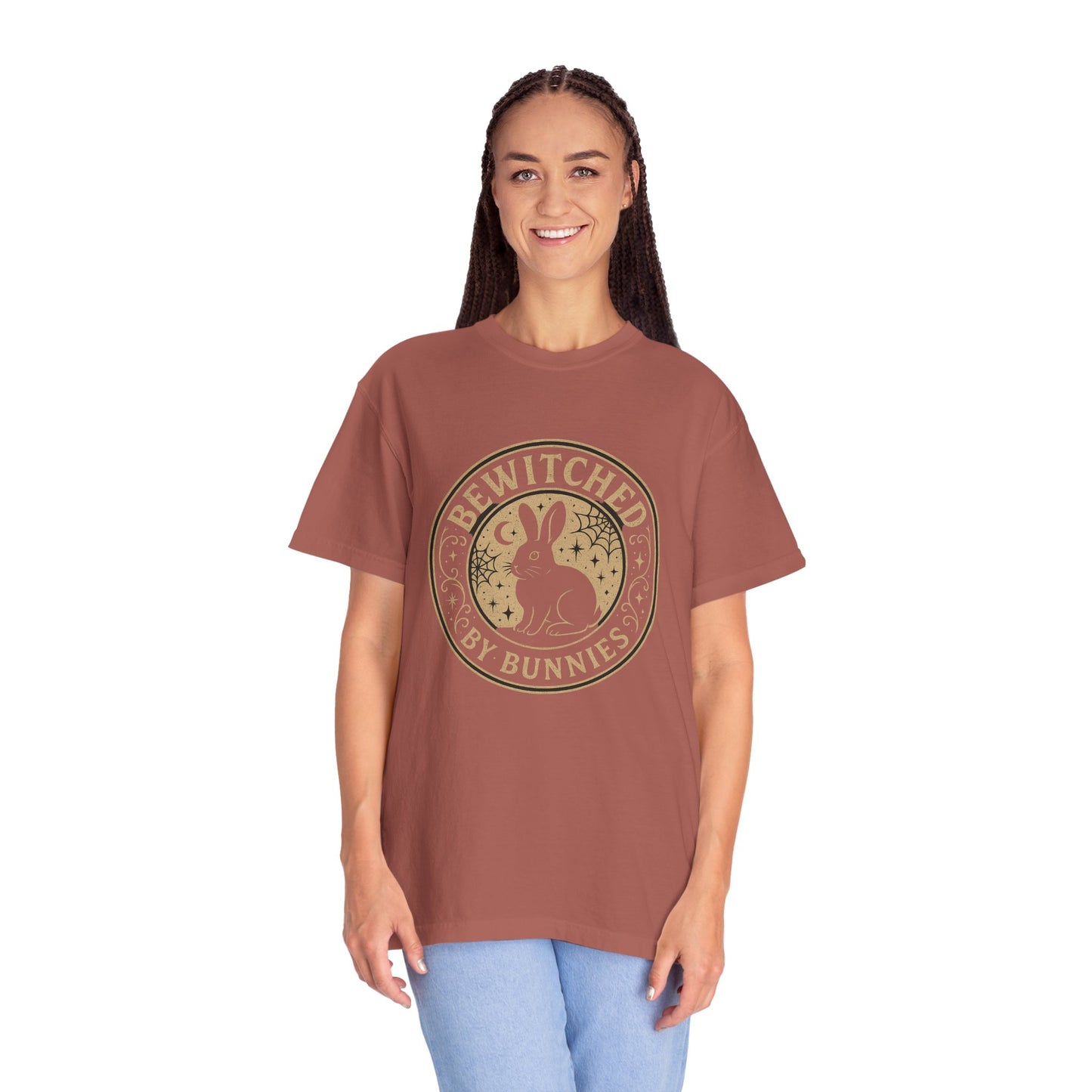 Bewitched by Bunnies Unisex T-shirt | Rabbit Enthusiast Tee - Halloween & Fall Collection