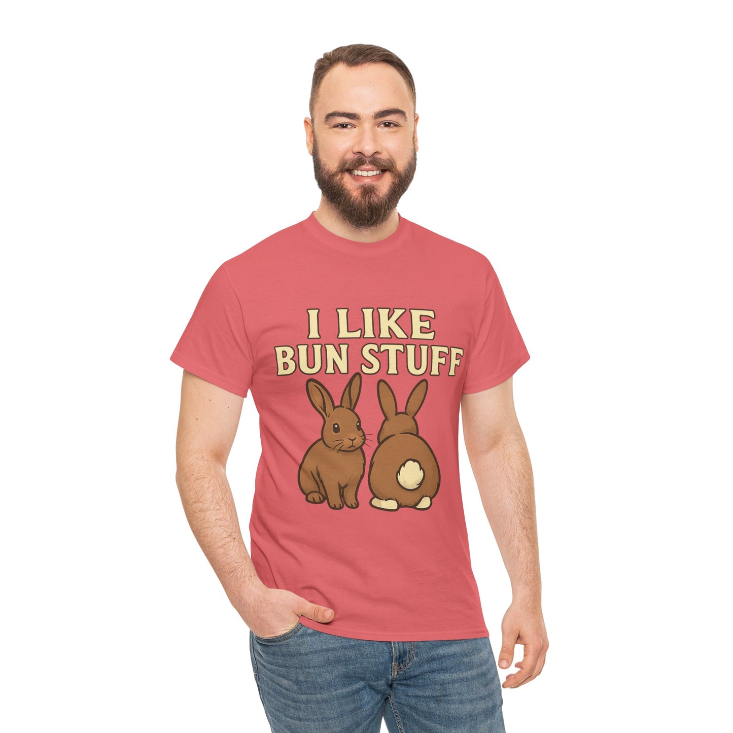 I Like Bun Stuff Tee - Rabbit T-Shirt - Gift for Bunny Lovers - Funny Animal Apparel - Bun Pun