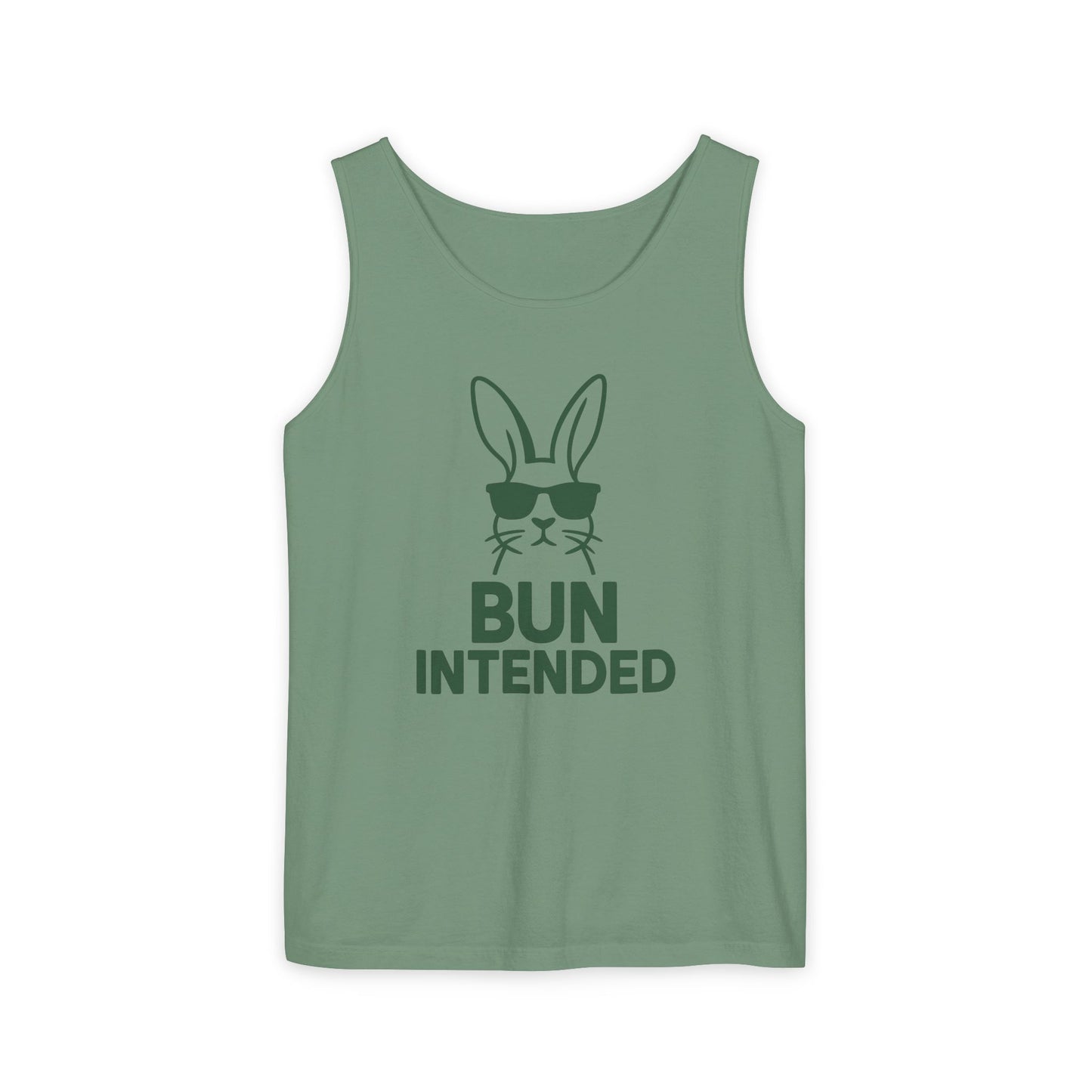 “Bun Intended” Funny Rabbit Tank Top – Unisex Summer Bunny Shirt
