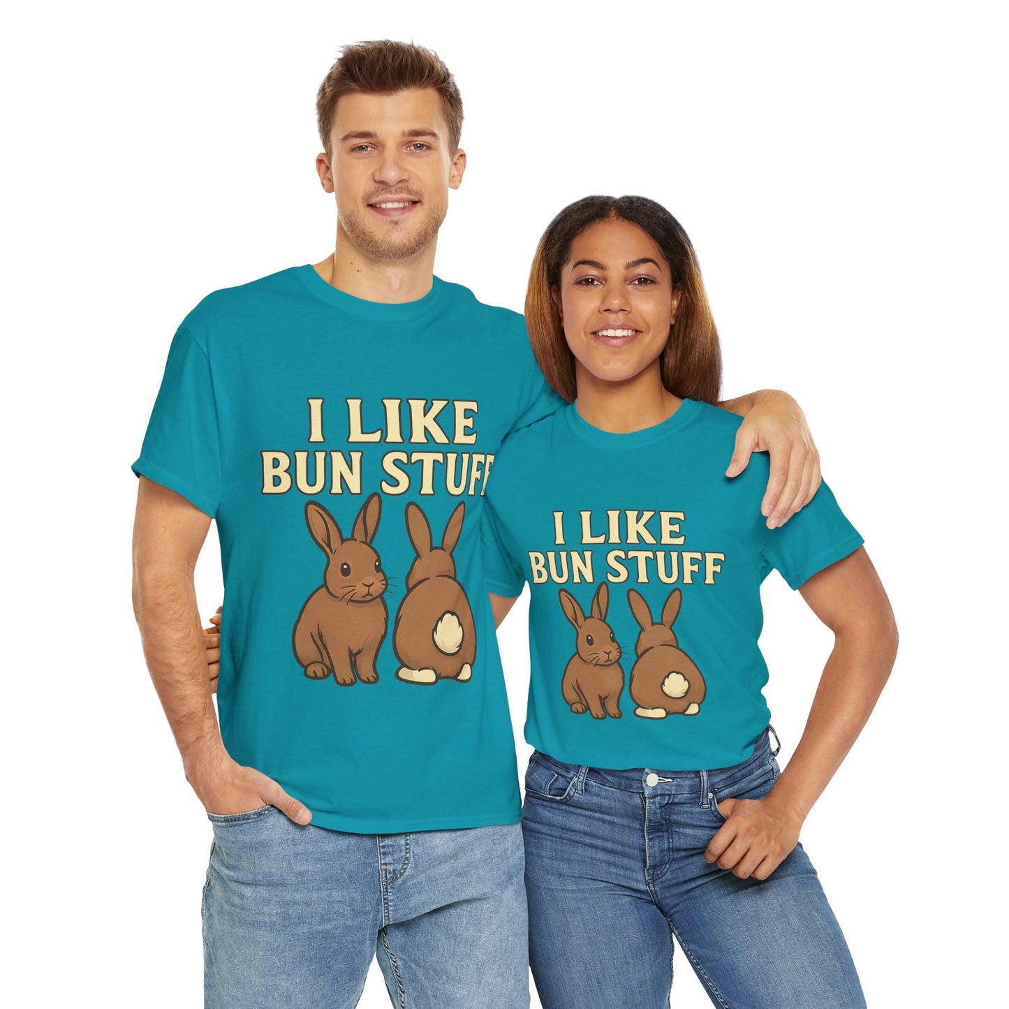 I Like Bun Stuff Tee - Rabbit T-Shirt - Gift for Bunny Lovers - Funny Animal Apparel - Bun Pun