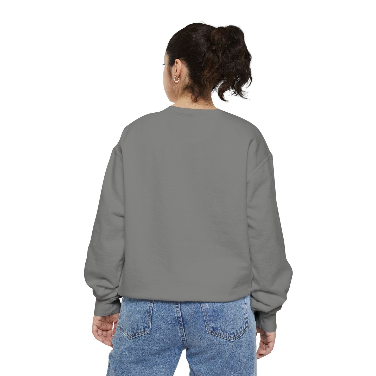 Girls Will Be Girls Rabbit Witch Circle – Garment-Dyed Bunny Sweatshirt | Halloween & Fall Collection