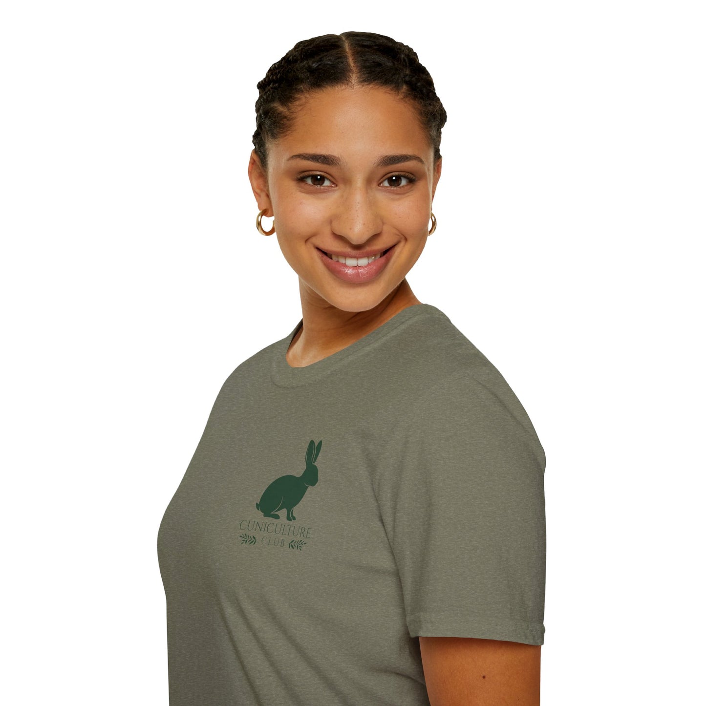 Cuniculture Club Classic Mini Logo Tee – CC Merch Collection Essential - Unisex Softstyle T-Shirt