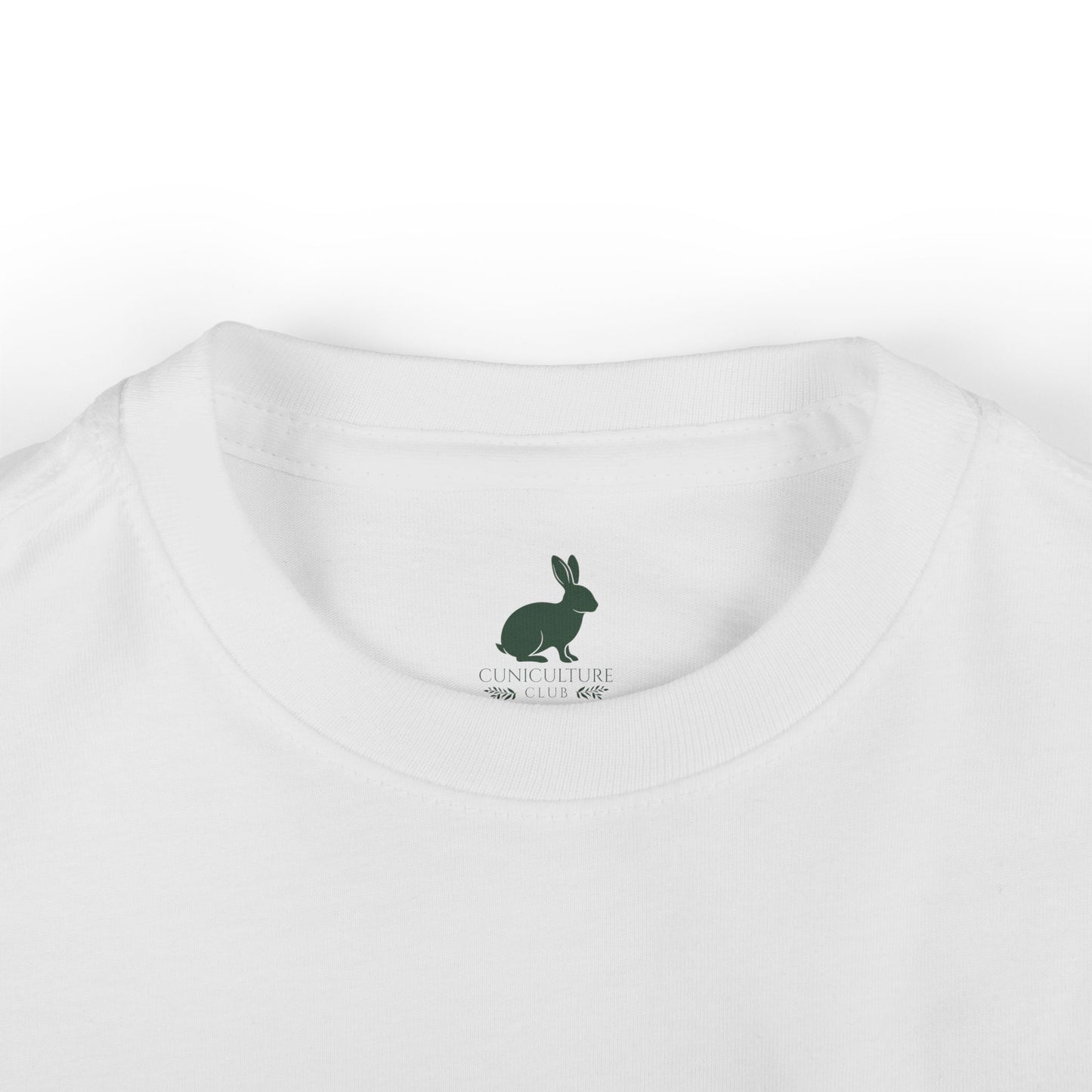 Hoppy Clover Club – Infant Fine Jersey Bunny Tee - Cute Rabbit Baby T-Shirt - Toddler Shirt