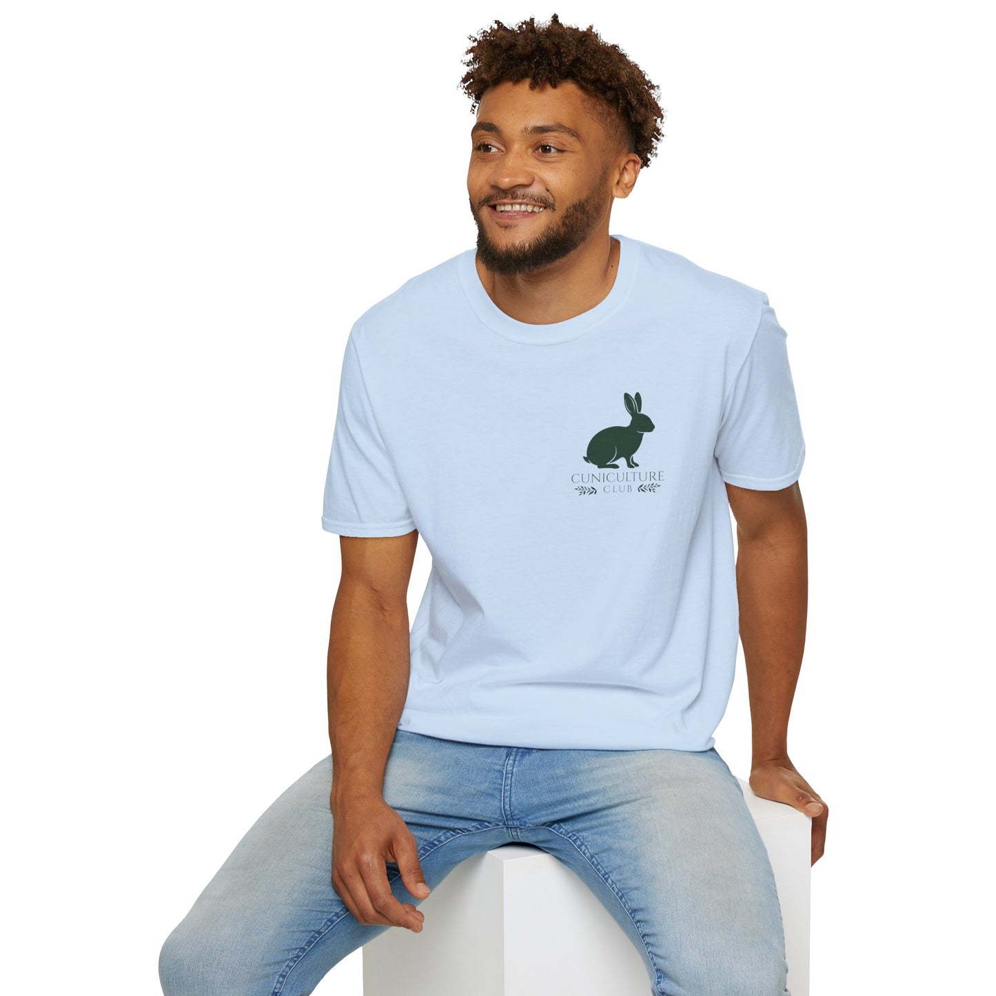 Cuniculture Club Classic Mini Logo Tee – CC Merch Collection Essential - Unisex Softstyle T-Shirt