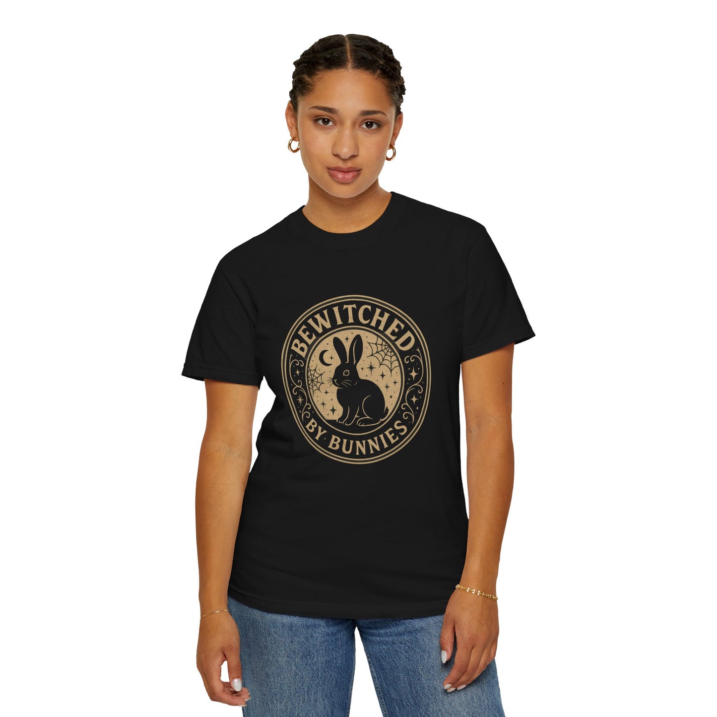 Bewitched by Bunnies Unisex T-shirt | Rabbit Enthusiast Tee - Halloween & Fall Collection