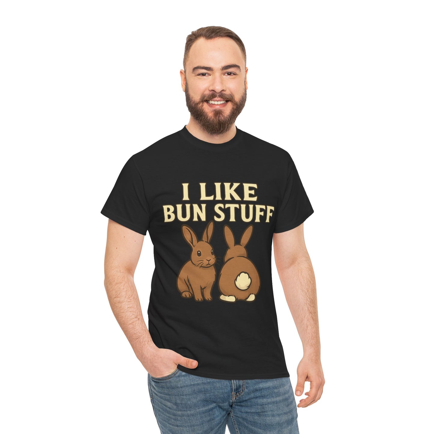 I Like Bun Stuff Tee - Rabbit T-Shirt - Gift for Bunny Lovers - Funny Animal Apparel - Bun Pun