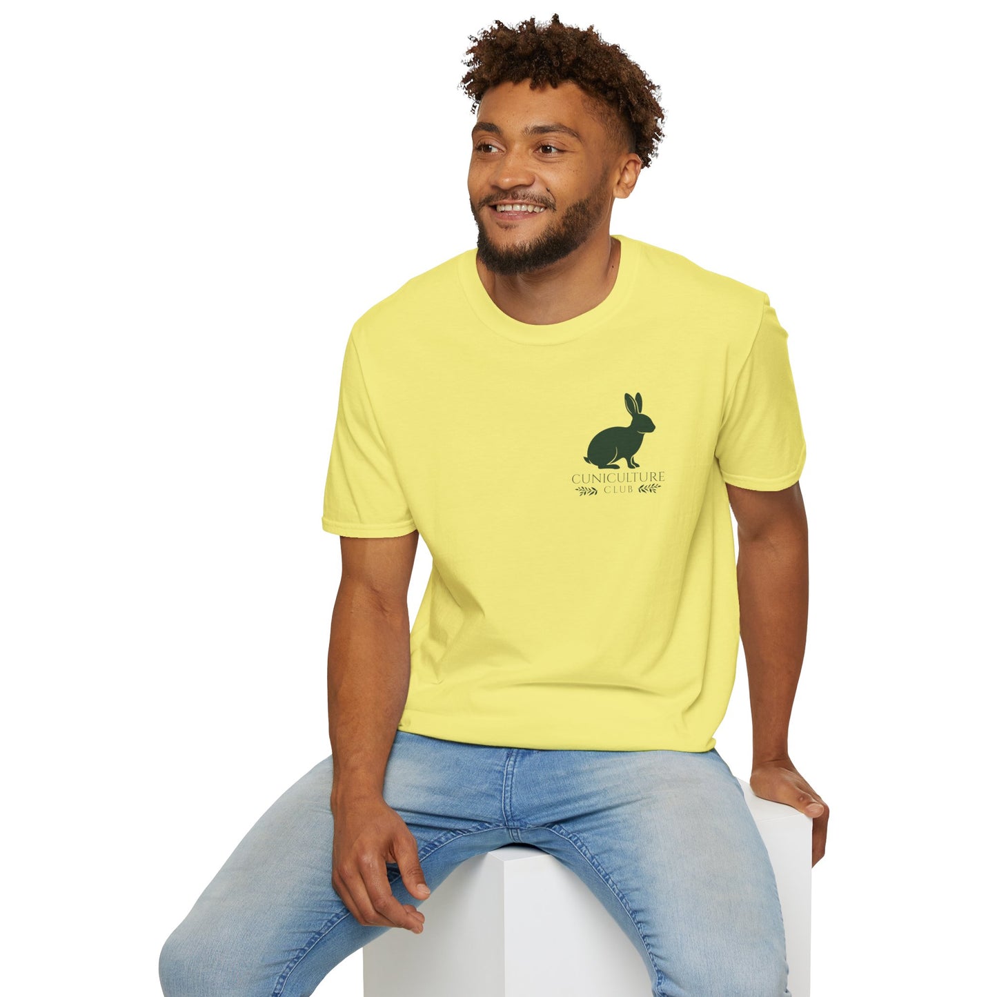 Cuniculture Club Classic Mini Logo Tee – CC Merch Collection Essential - Unisex Softstyle T-Shirt