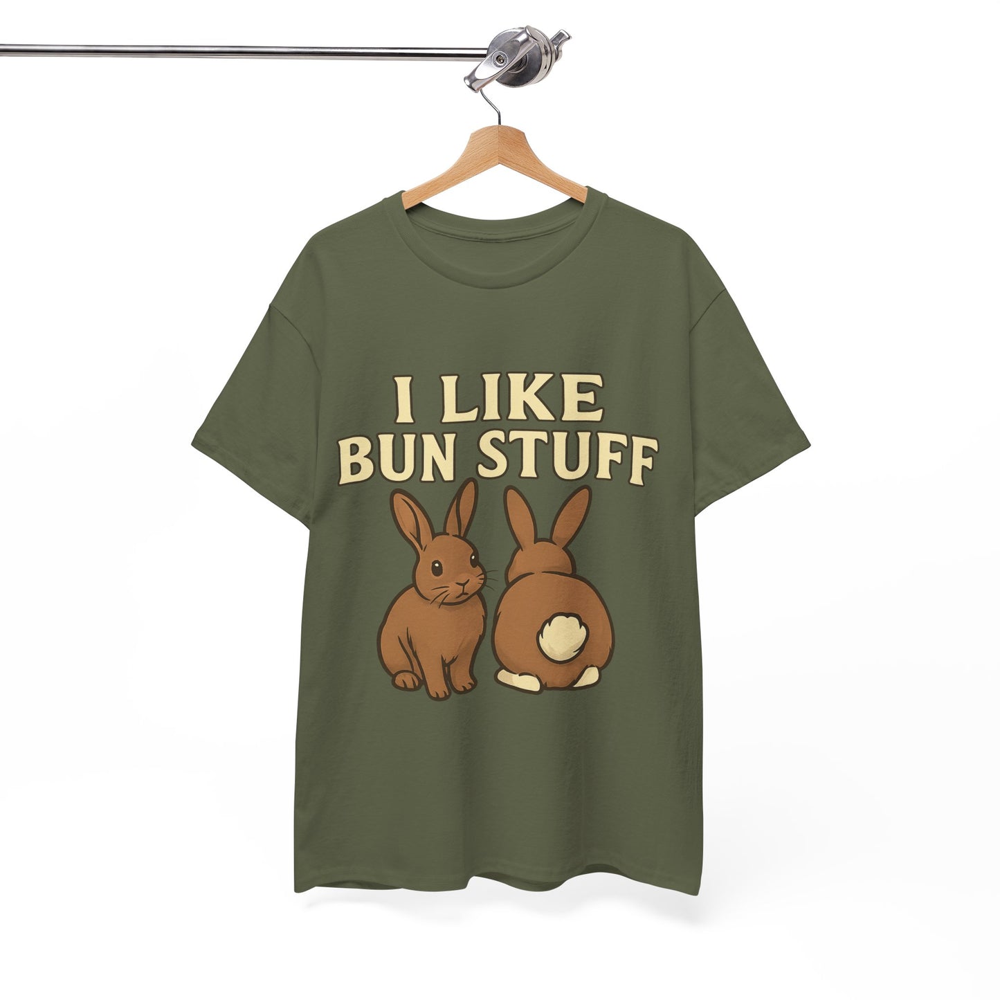I Like Bun Stuff Tee - Rabbit T-Shirt - Gift for Bunny Lovers - Funny Animal Apparel - Bun Pun