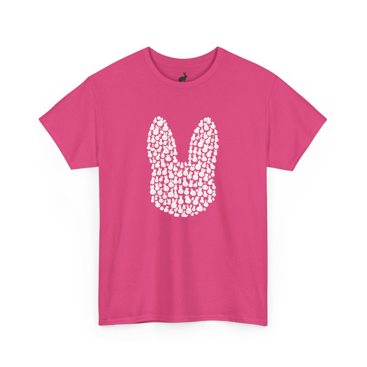 “Bun Within a Bun” Rabbit Head Shirt – Cuniculture Club Original - Cute Bunny Graphic Tee - Unisex Heavy Cotton T-Shirt