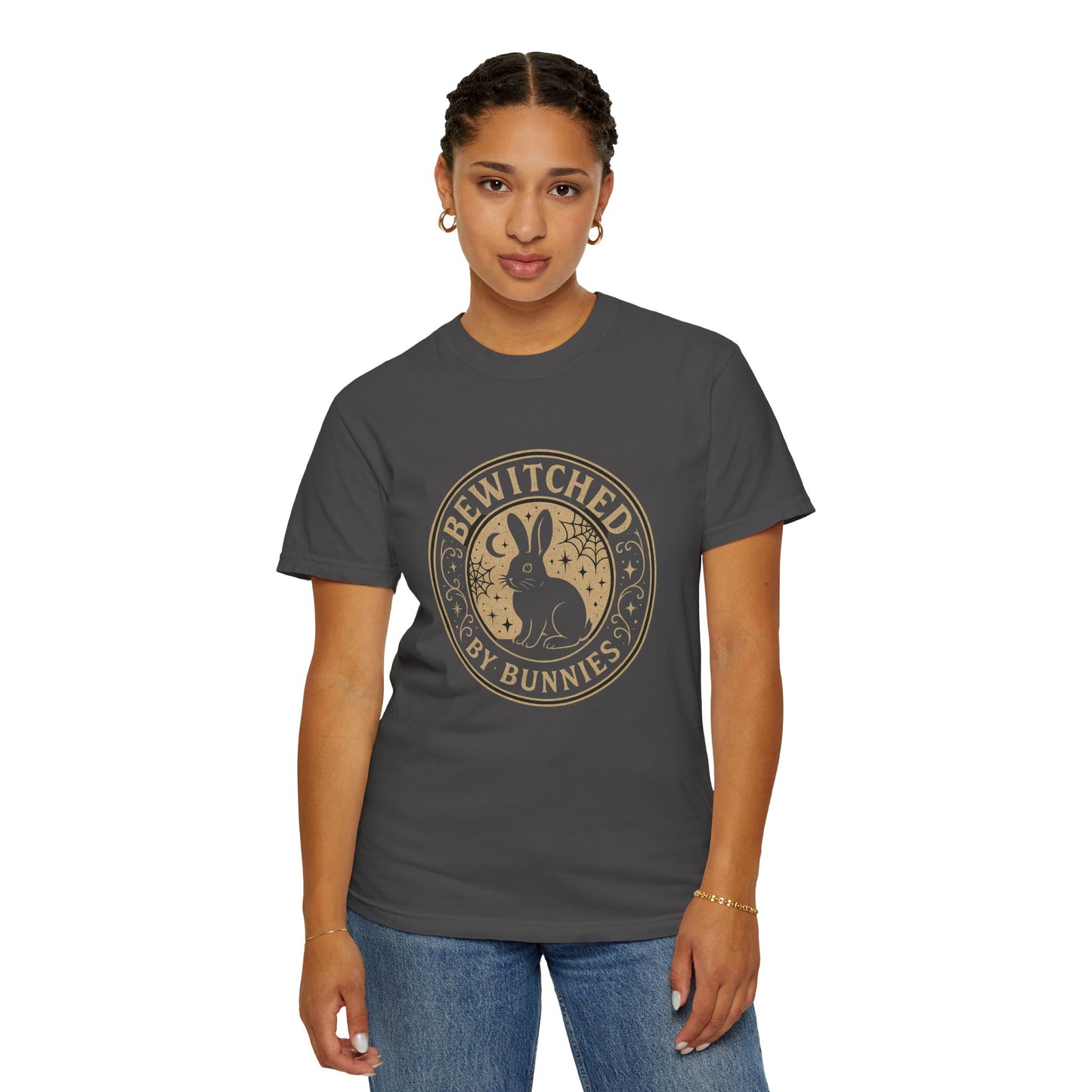 Bewitched by Bunnies Unisex T-shirt | Rabbit Enthusiast Tee - Halloween & Fall Collection