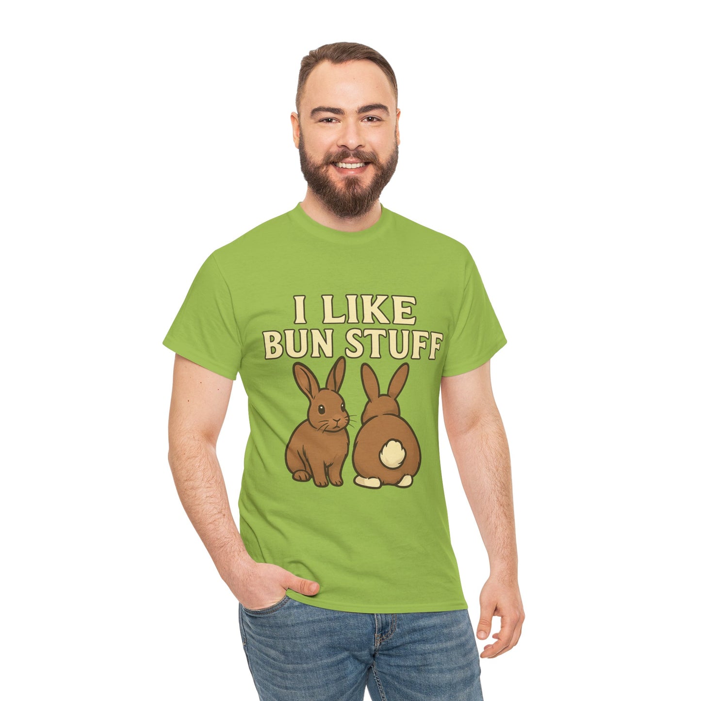 I Like Bun Stuff Tee - Rabbit T-Shirt - Gift for Bunny Lovers - Funny Animal Apparel - Bun Pun