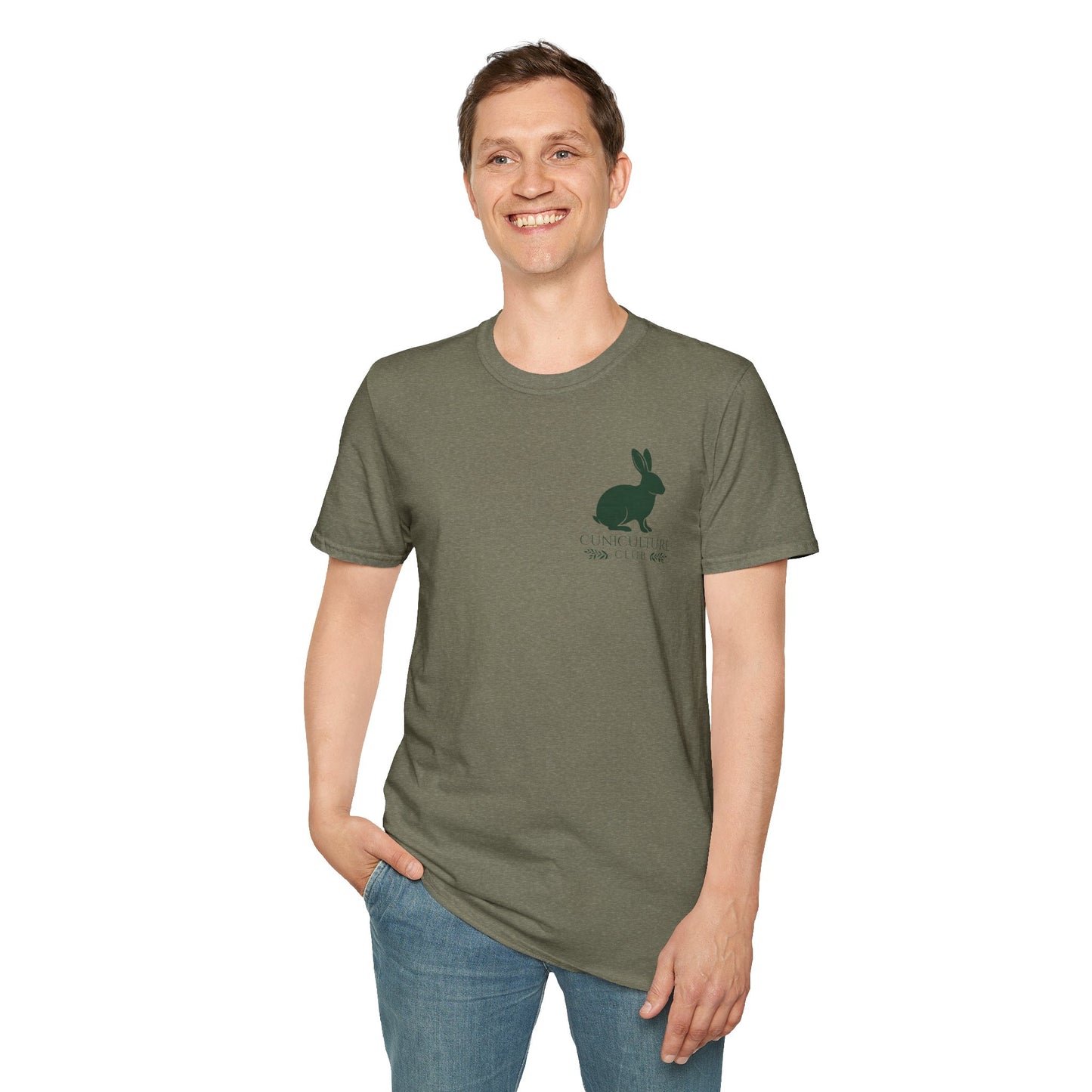 Cuniculture Club Classic Mini Logo Tee – CC Merch Collection Essential - Unisex Softstyle T-Shirt