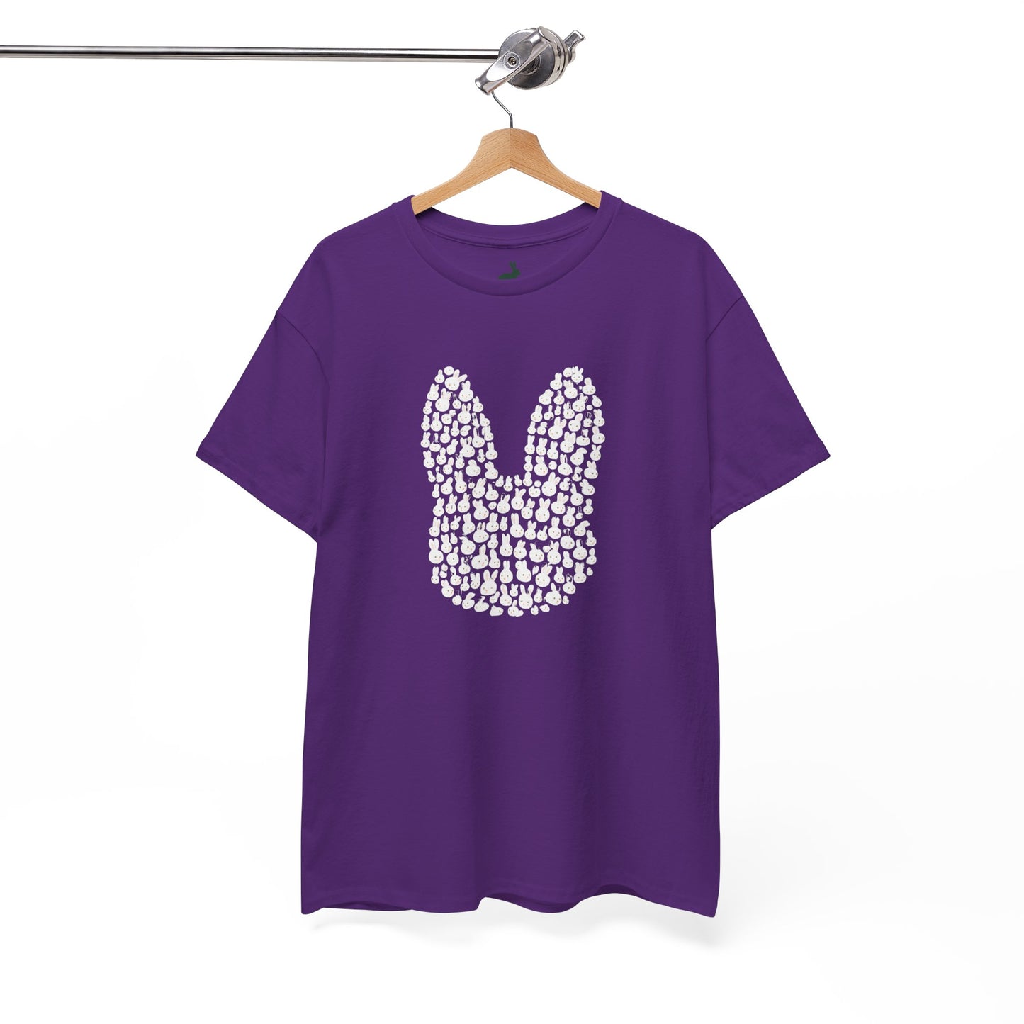 “Bun Within a Bun” Rabbit Head Shirt – Cuniculture Club Original - Cute Bunny Graphic Tee - Unisex Heavy Cotton T-Shirt