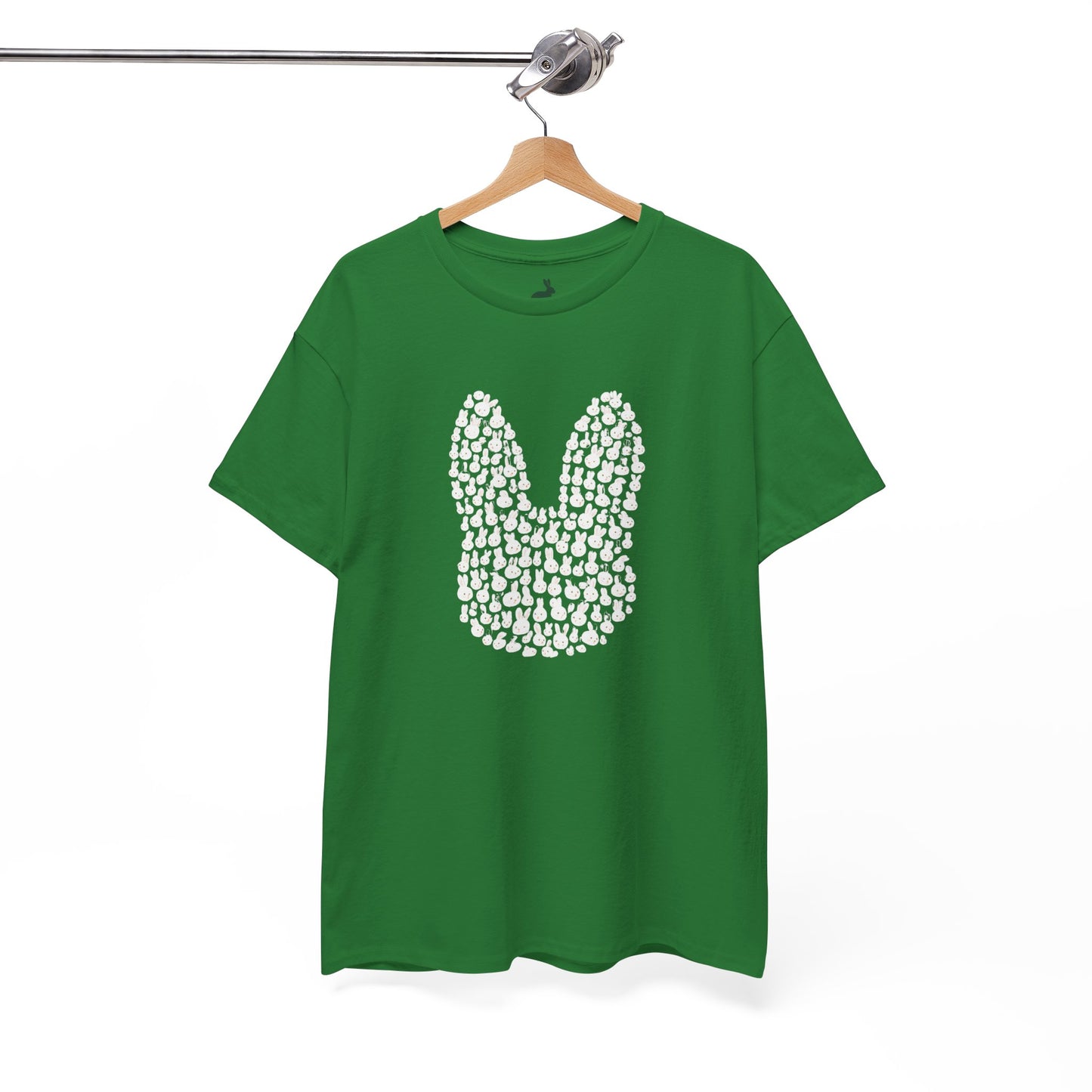“Bun Within a Bun” Rabbit Head Shirt – Cuniculture Club Original - Cute Bunny Graphic Tee - Unisex Heavy Cotton T-Shirt