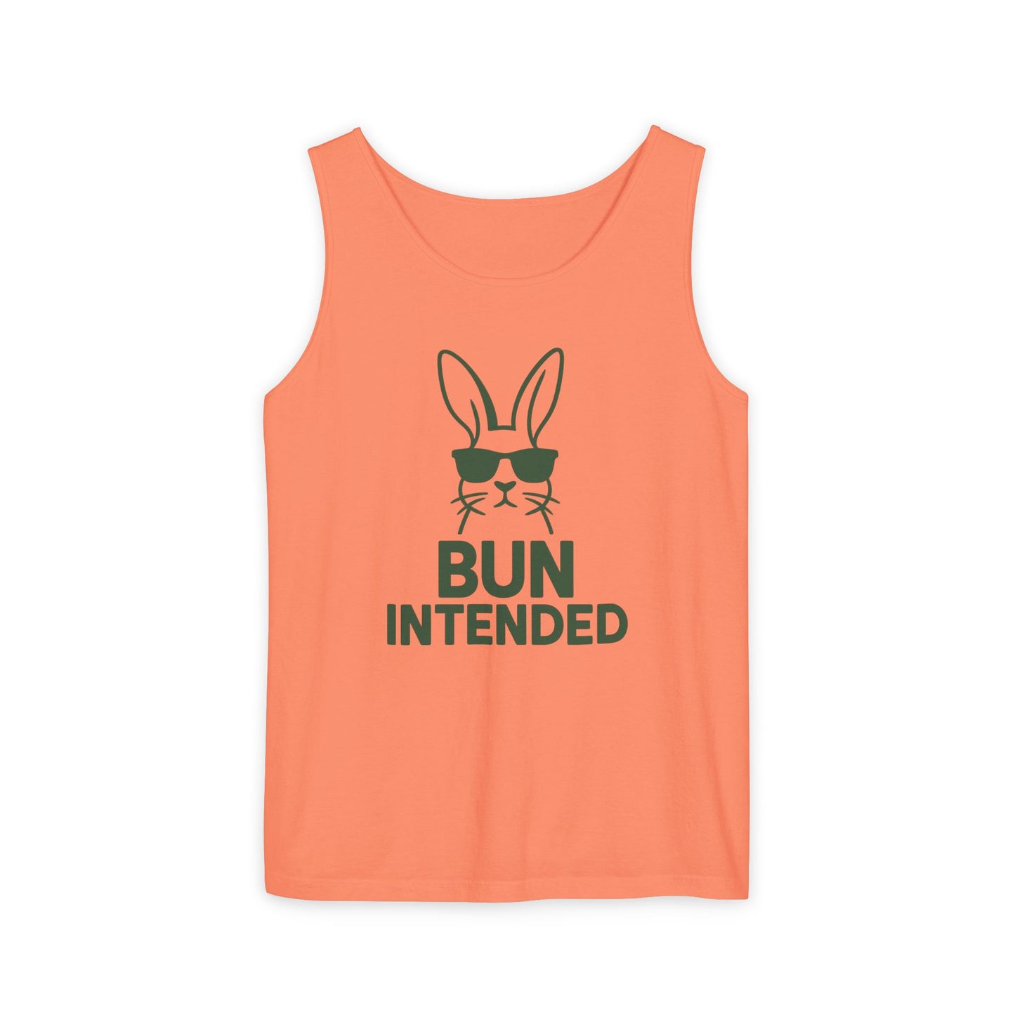 “Bun Intended” Funny Rabbit Tank Top – Unisex Summer Bunny Shirt
