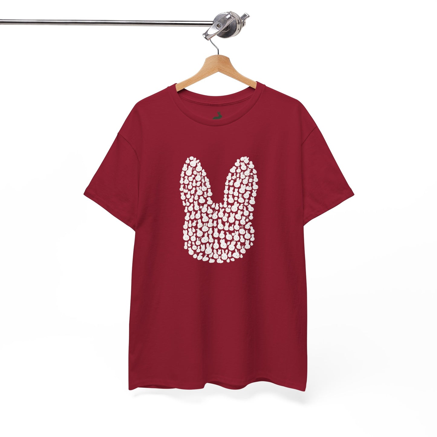 “Bun Within a Bun” Rabbit Head Shirt – Cuniculture Club Original - Cute Bunny Graphic Tee - Unisex Heavy Cotton T-Shirt