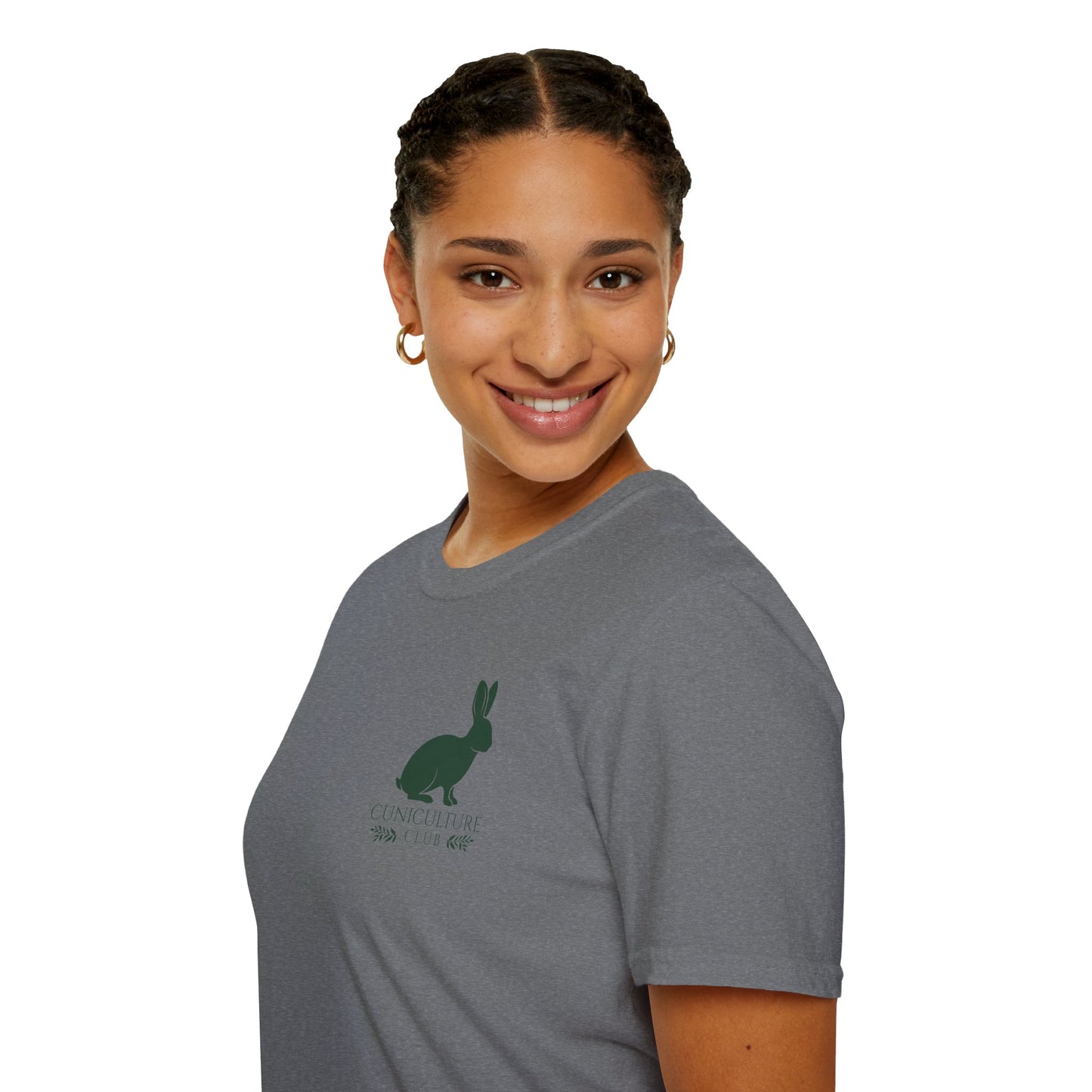 Cuniculture Club Classic Mini Logo Tee – CC Merch Collection Essential - Unisex Softstyle T-Shirt