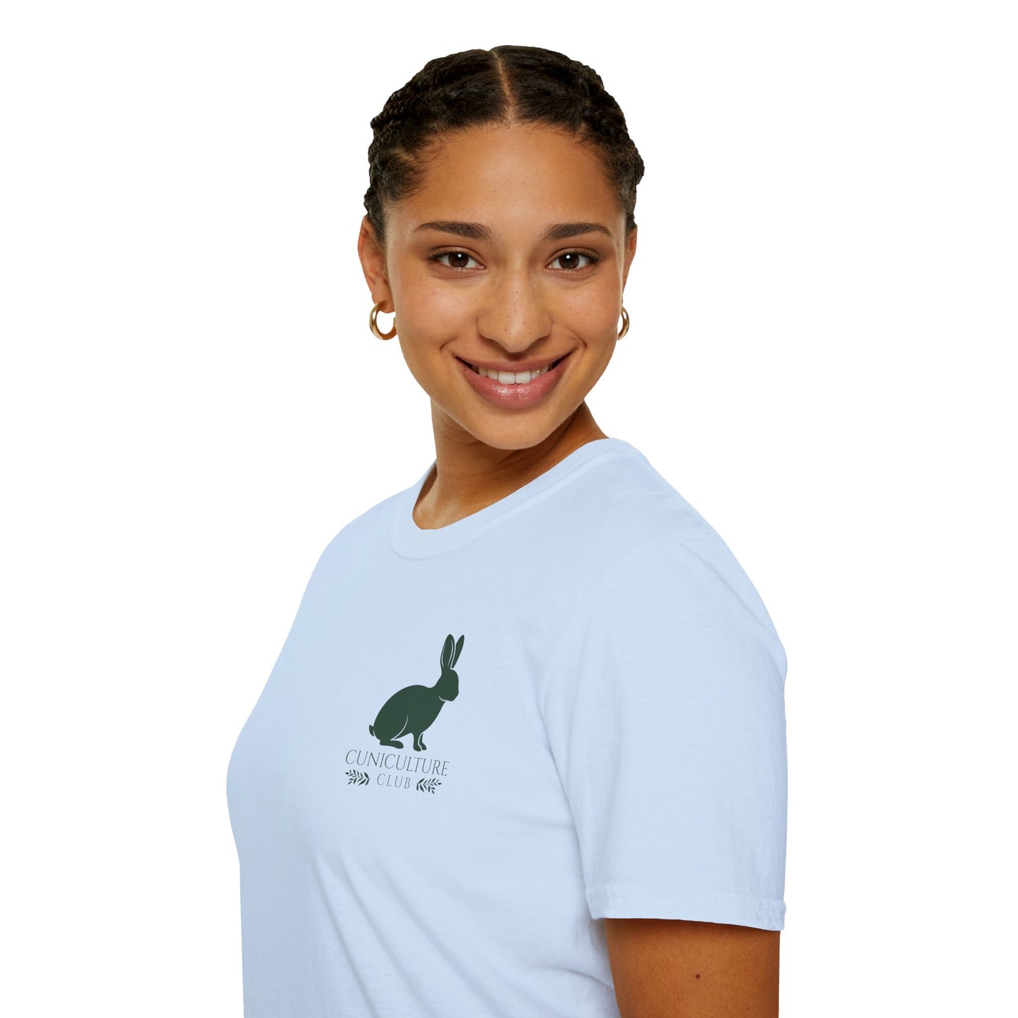 Cuniculture Club Classic Mini Logo Tee – CC Merch Collection Essential - Unisex Softstyle T-Shirt